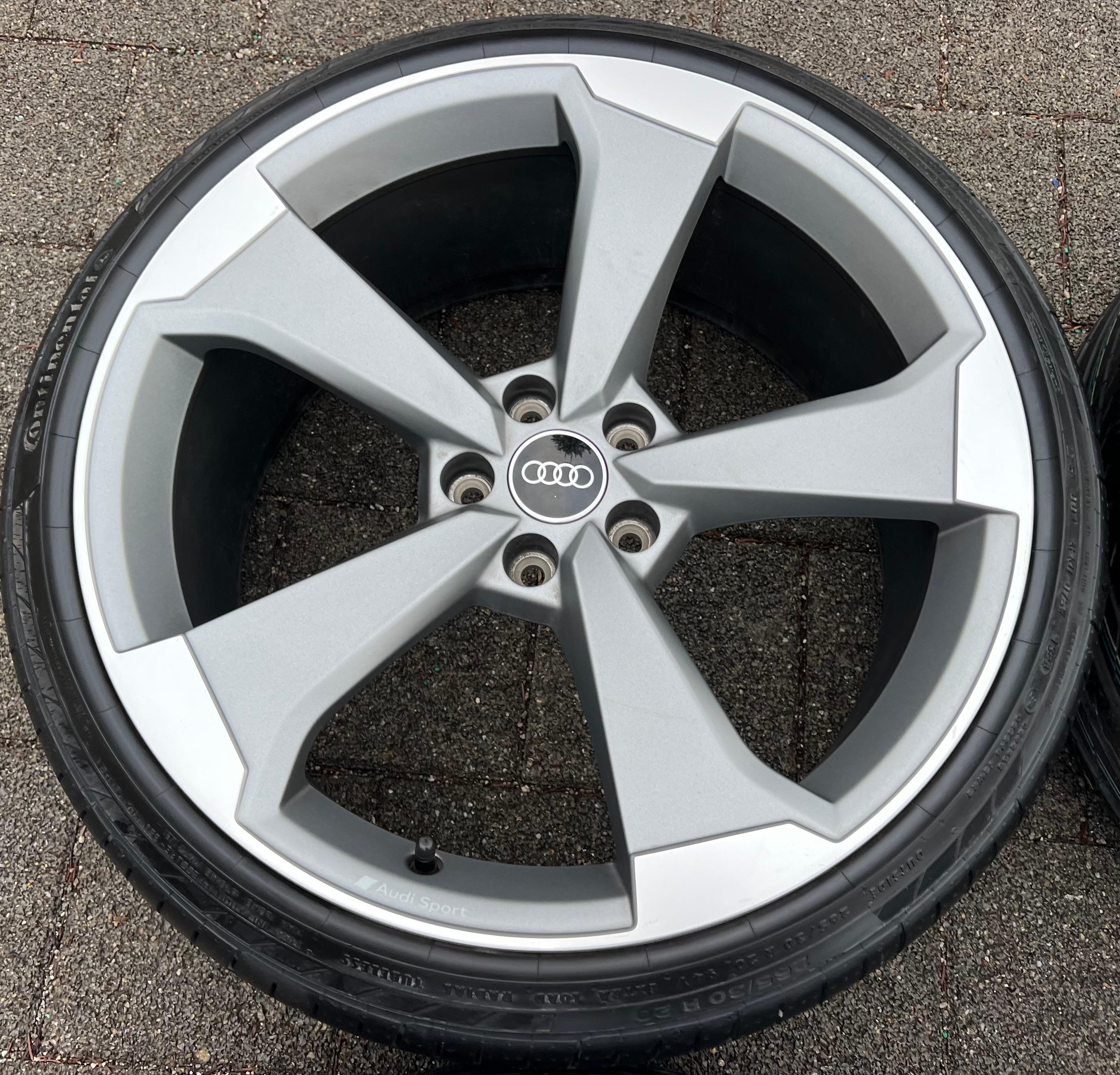 4 ORIGINELE 20" LICHTMETALEN ZOMERWIELEN AUDI A5 S5 8W B9 8W0601025CF 265/30R20 94Y CONTINENTAL