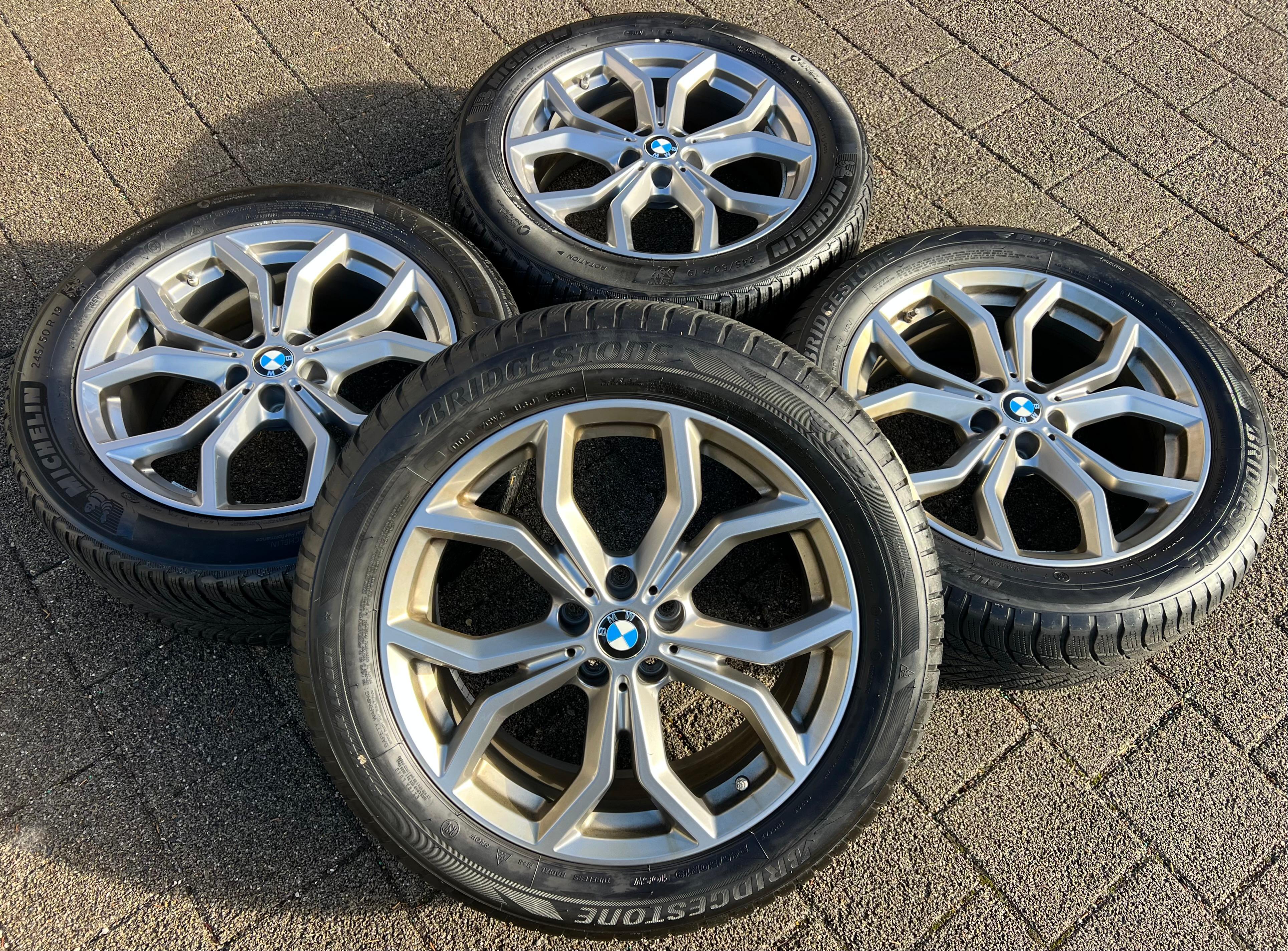 4 ORIGINAL 19" ALU WINTERRÄDER BMW X3 G01 X4 G02 STYLING 694 245/50R19 105V RDKS