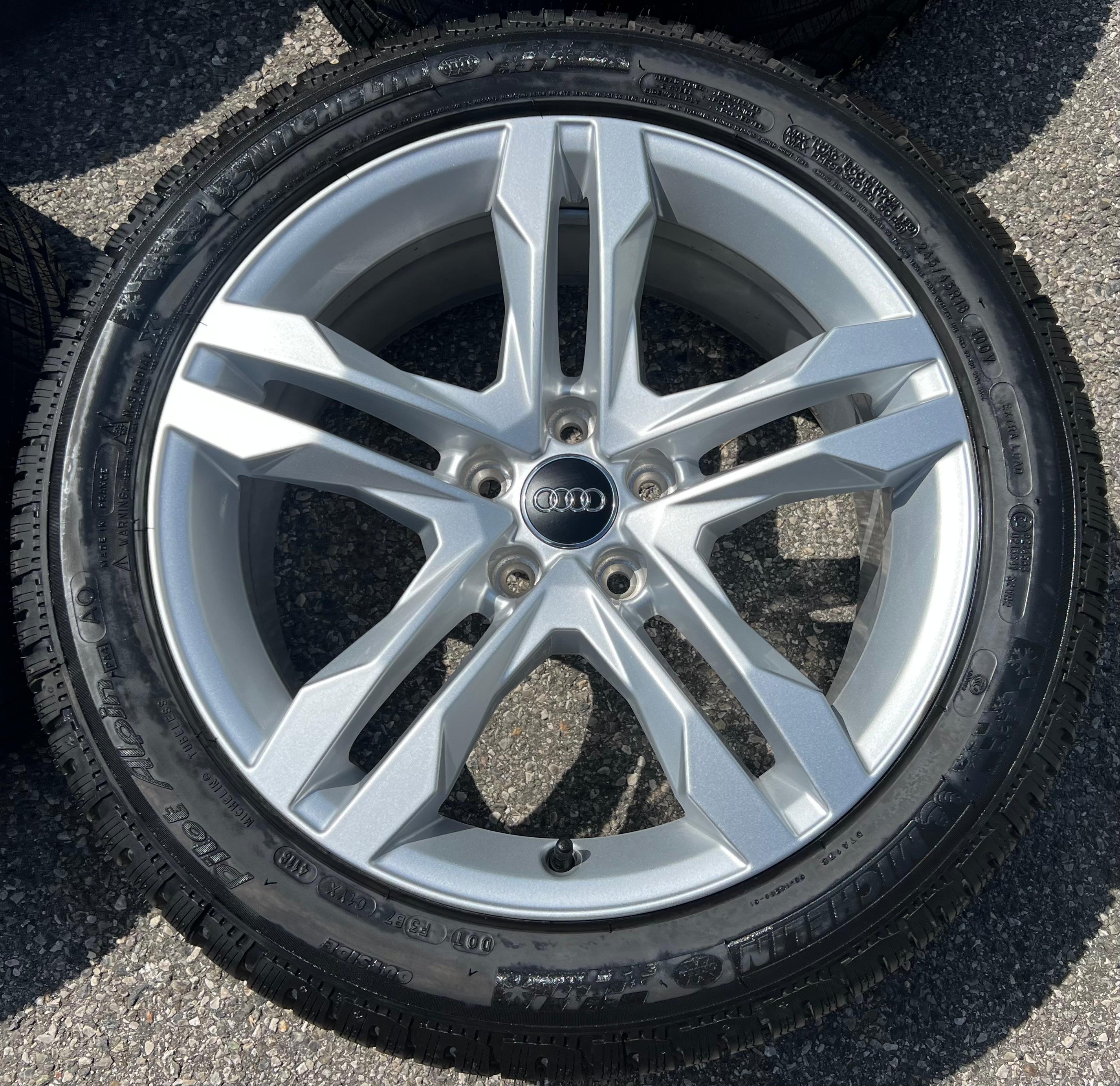4 ORIGINAL 18" ALU WINTERRÄDER AUDI A4 ALLROAD 8W B9 8W9601025B - 245/45R18 100V