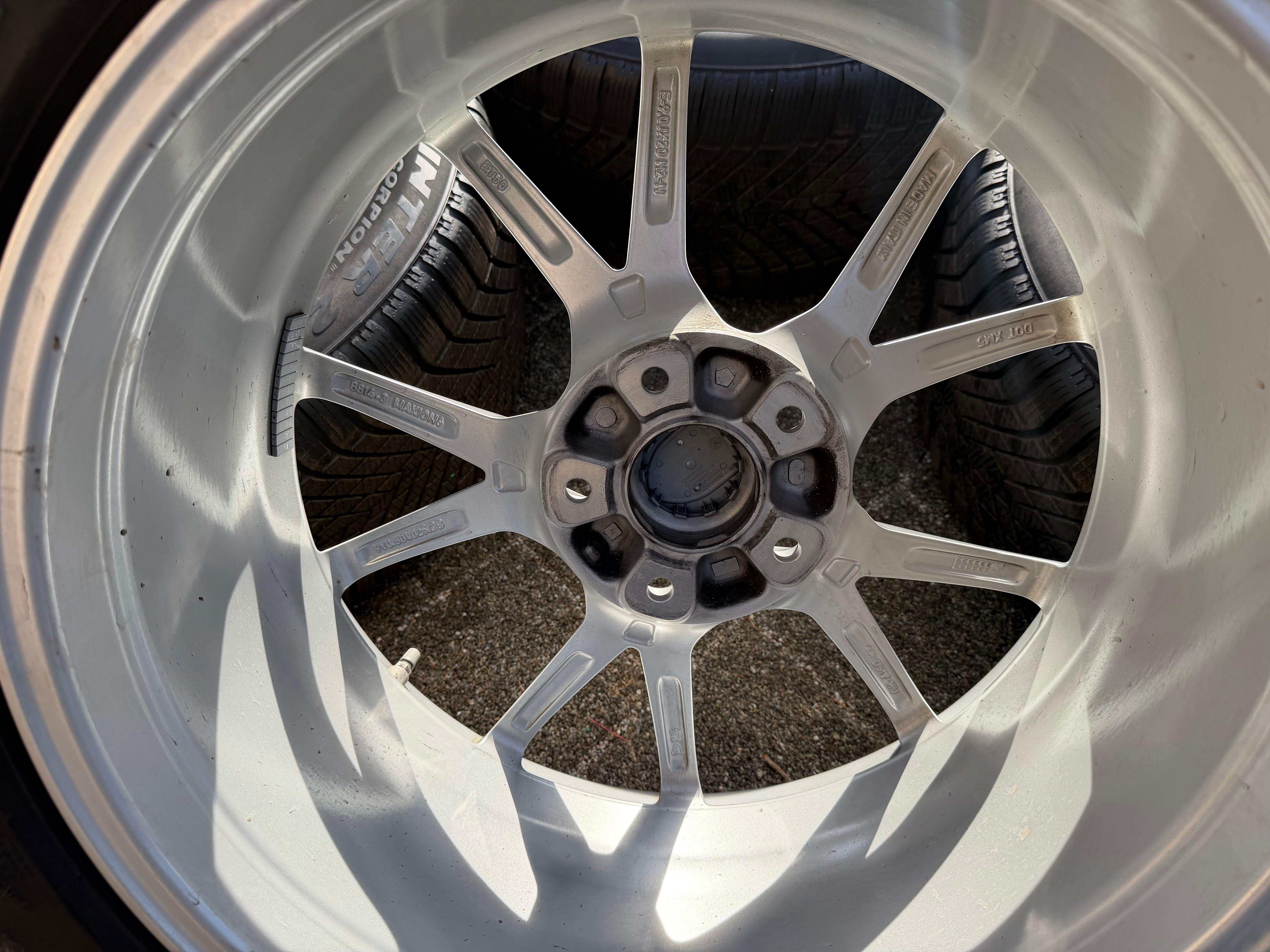 4 ruedas de invierno de aleación originales de 20" para Porsche Cayenne II E3 9YA 9Y0601025CB 9Y0601025CC