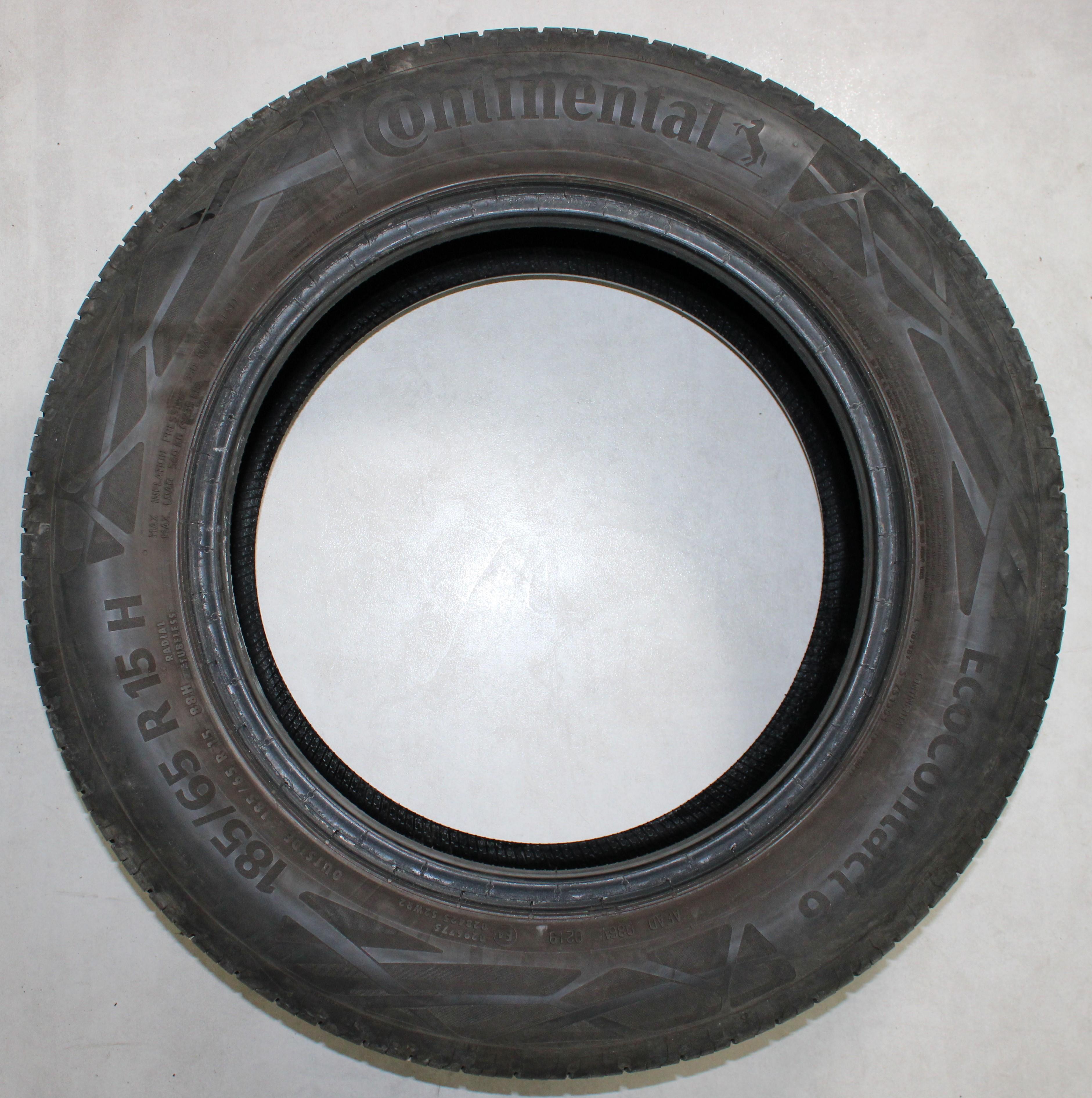 4 x 185/65R15 88H Sommerreifen Continental  Eco Contact 6 4,5mm 1x2018/3x2019