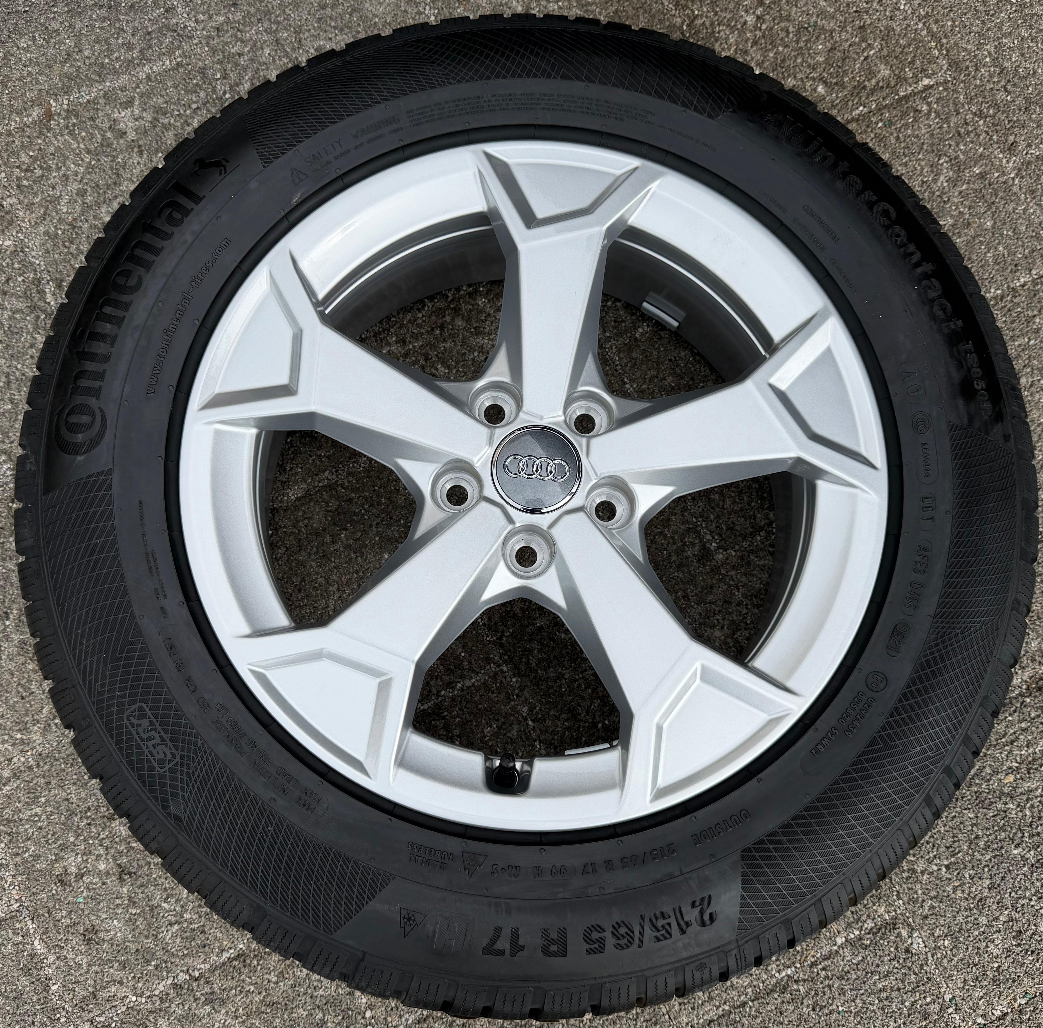 1 jante alu d'origine Audi Q3 F3 83A601025AL 17 pouces, 7x17, ET40, NEUVE