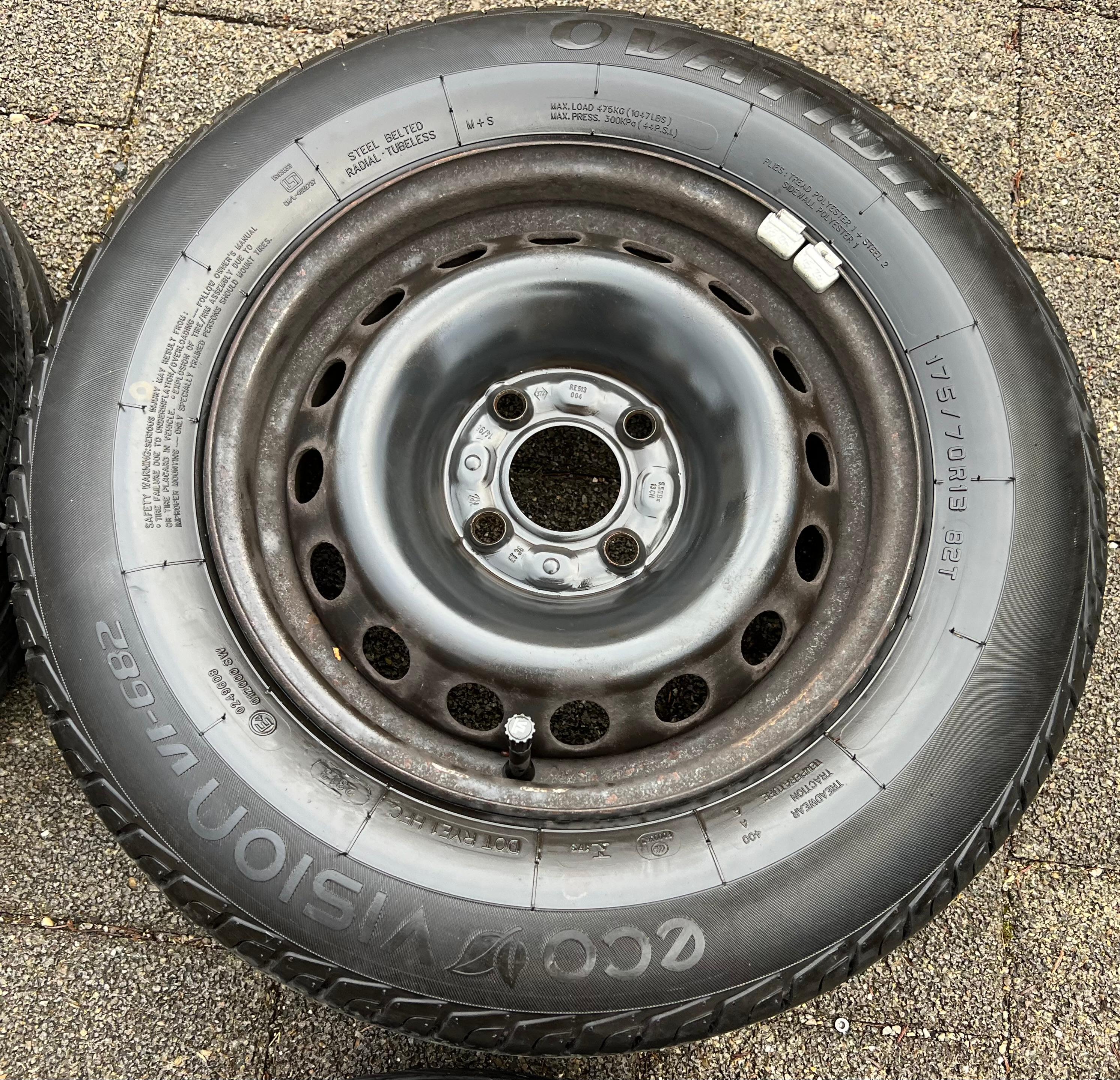 4 SOMMERRÄDER RENAULT MEGANE i 19 21 CLIO B 175/70R13 82T FREIHAUS