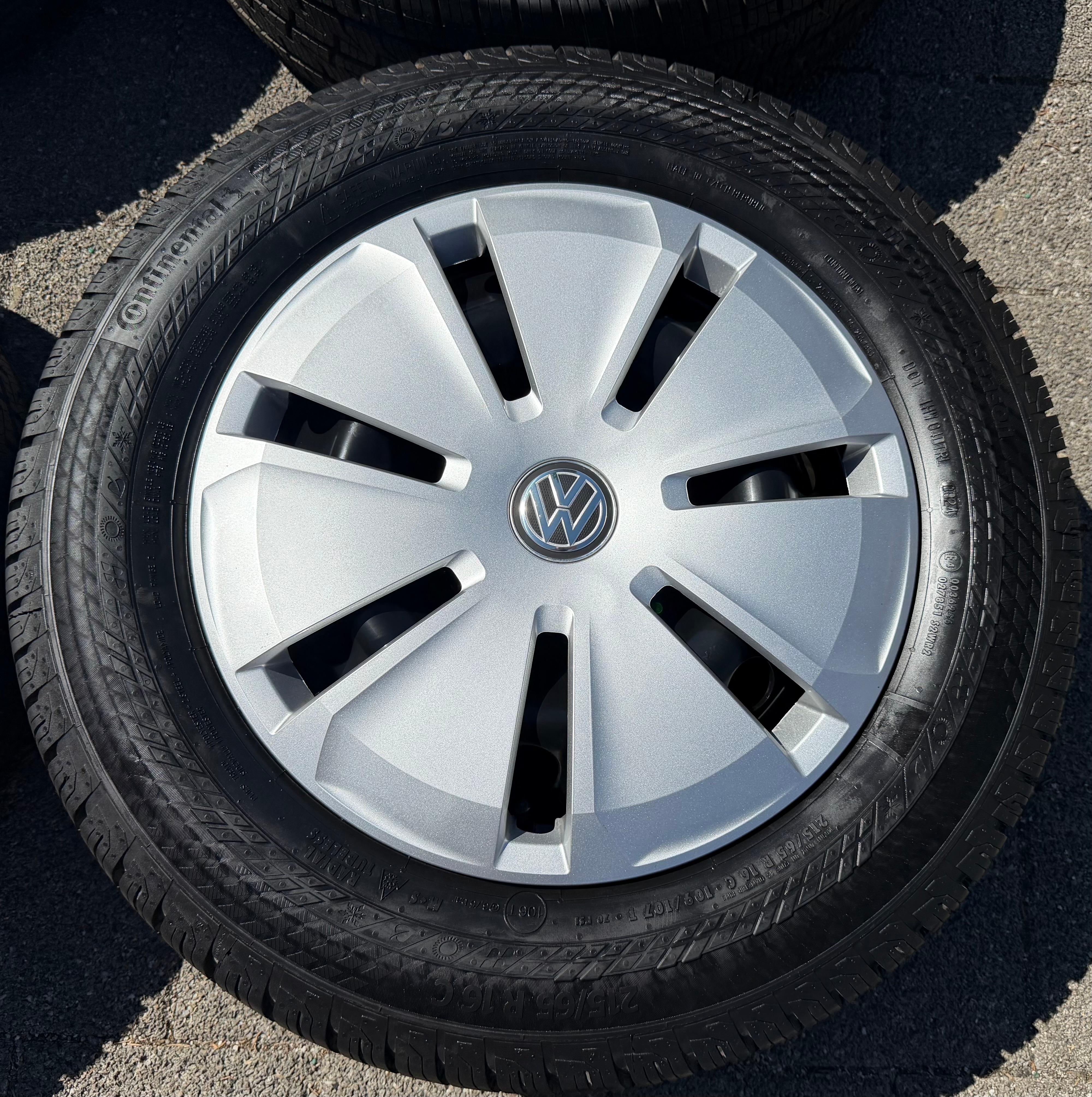 4 neumáticos para todas las estaciones para furgoneta VW T5 y T6, 215/65R16C 109/107T, Continental 2024, M+S