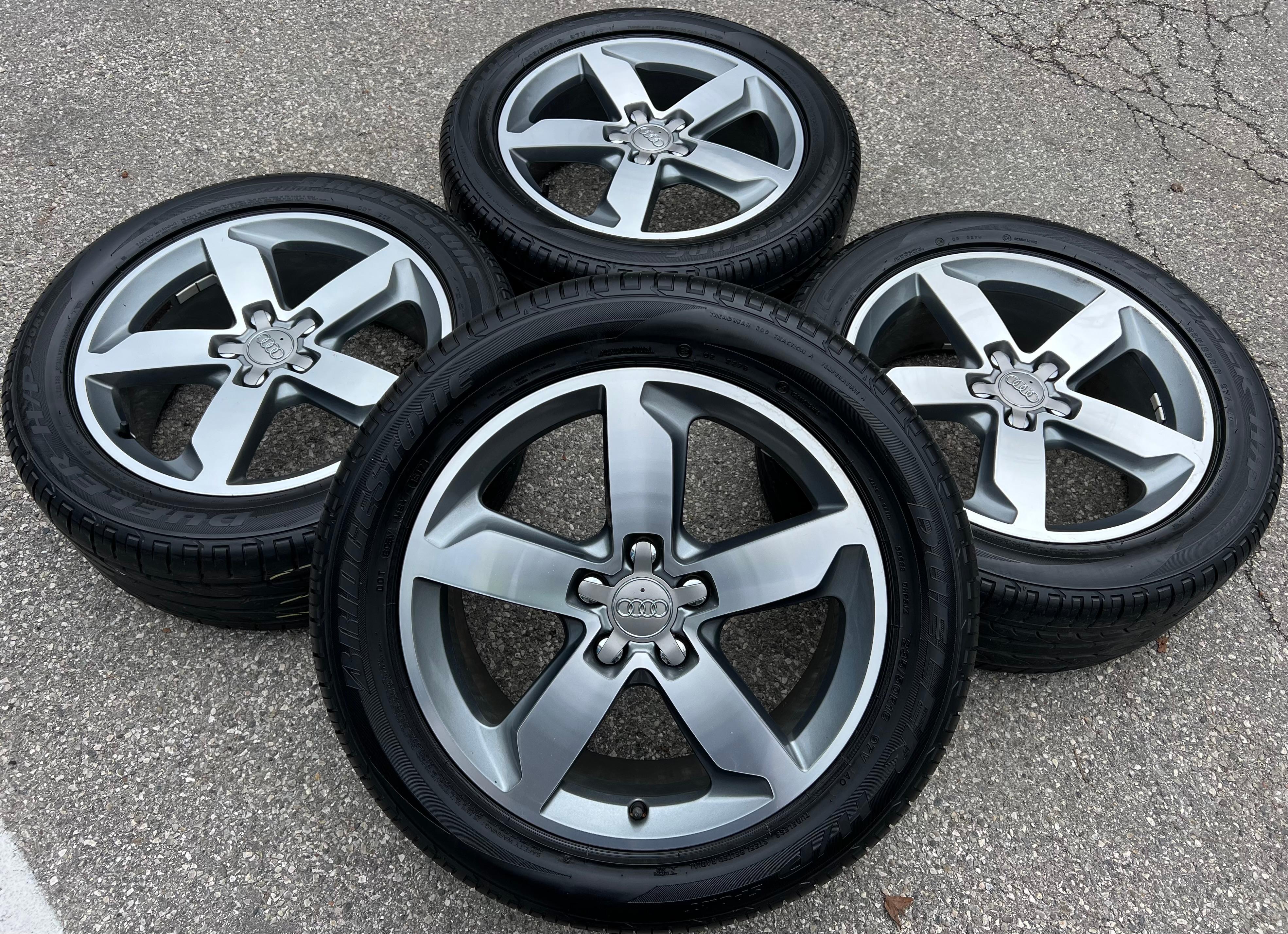 4 ORIGINAL 18" ALU SOMMERRÄDER AUDI Q3 8U 8U0601025D 235/50R18 97V FREIHAUS
