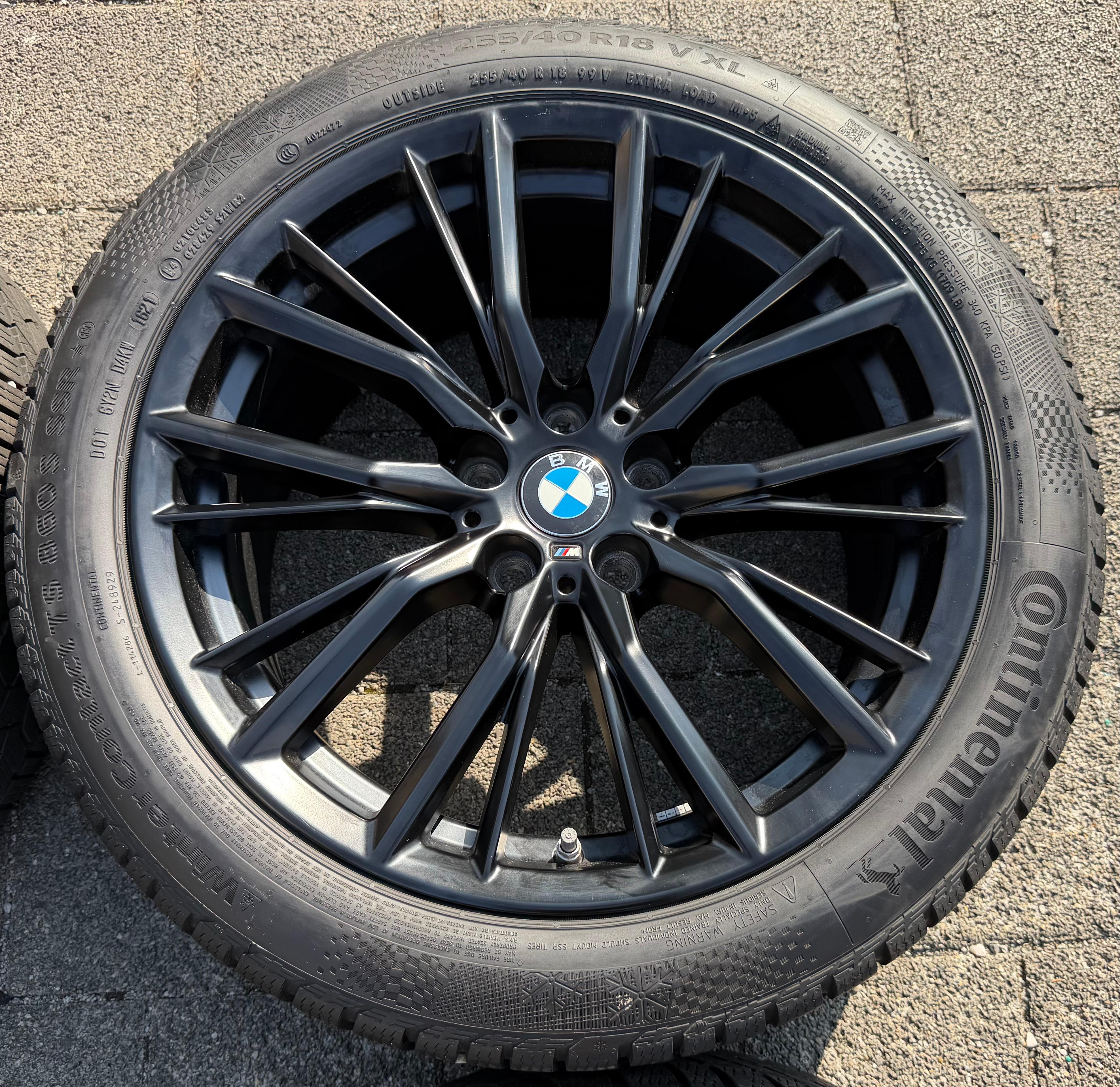 4 Original 18" Alu Winterräder BMW 3ER Reihe G20 G21 4ER G22 G23 2ER G42 M796 RDKS