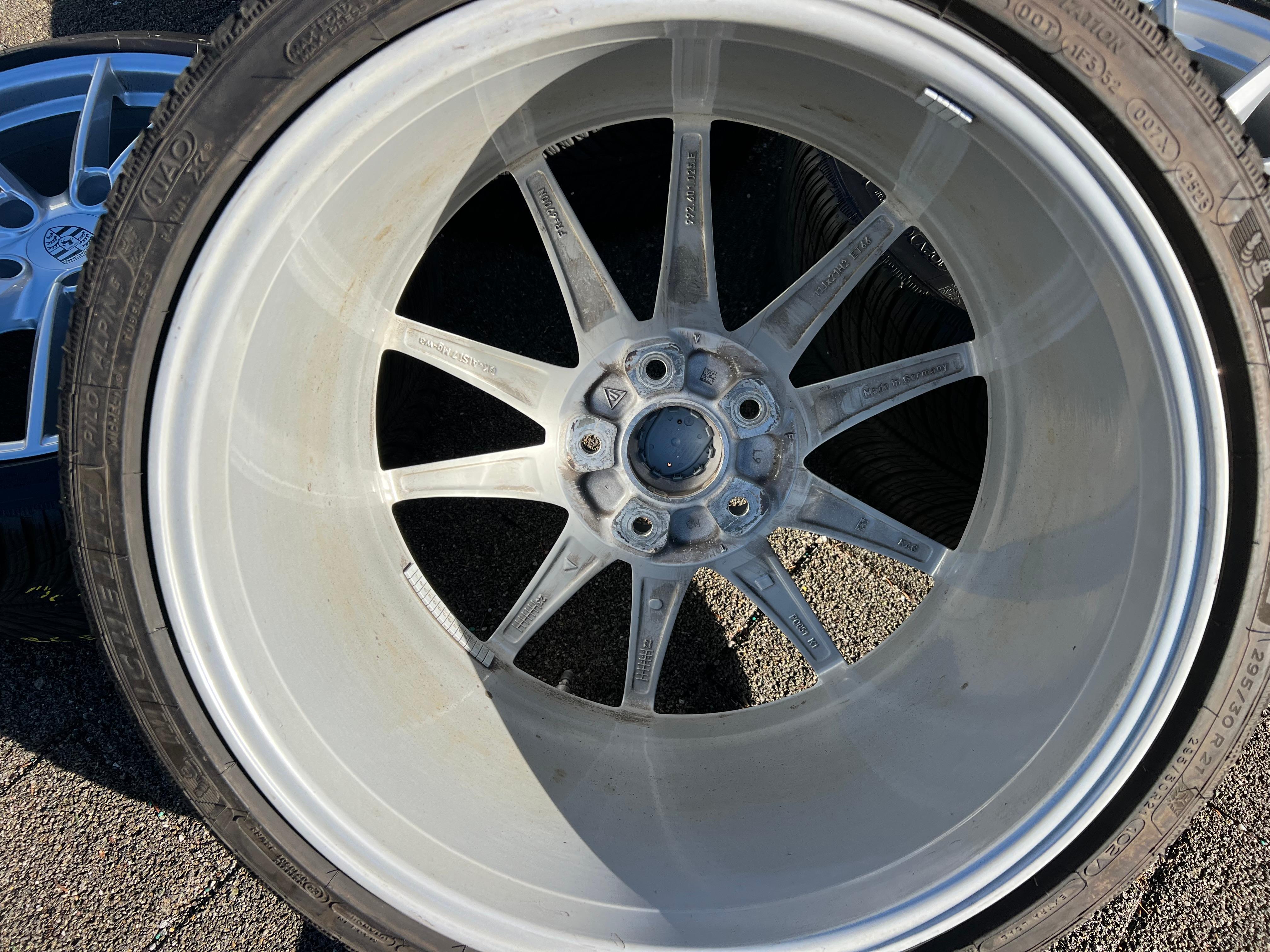 4 ORIGINAL 20" 21" ALU WINTERRÄDER PORSCHE 911 992 992601025C 992601025D MICHELIN RDKS
