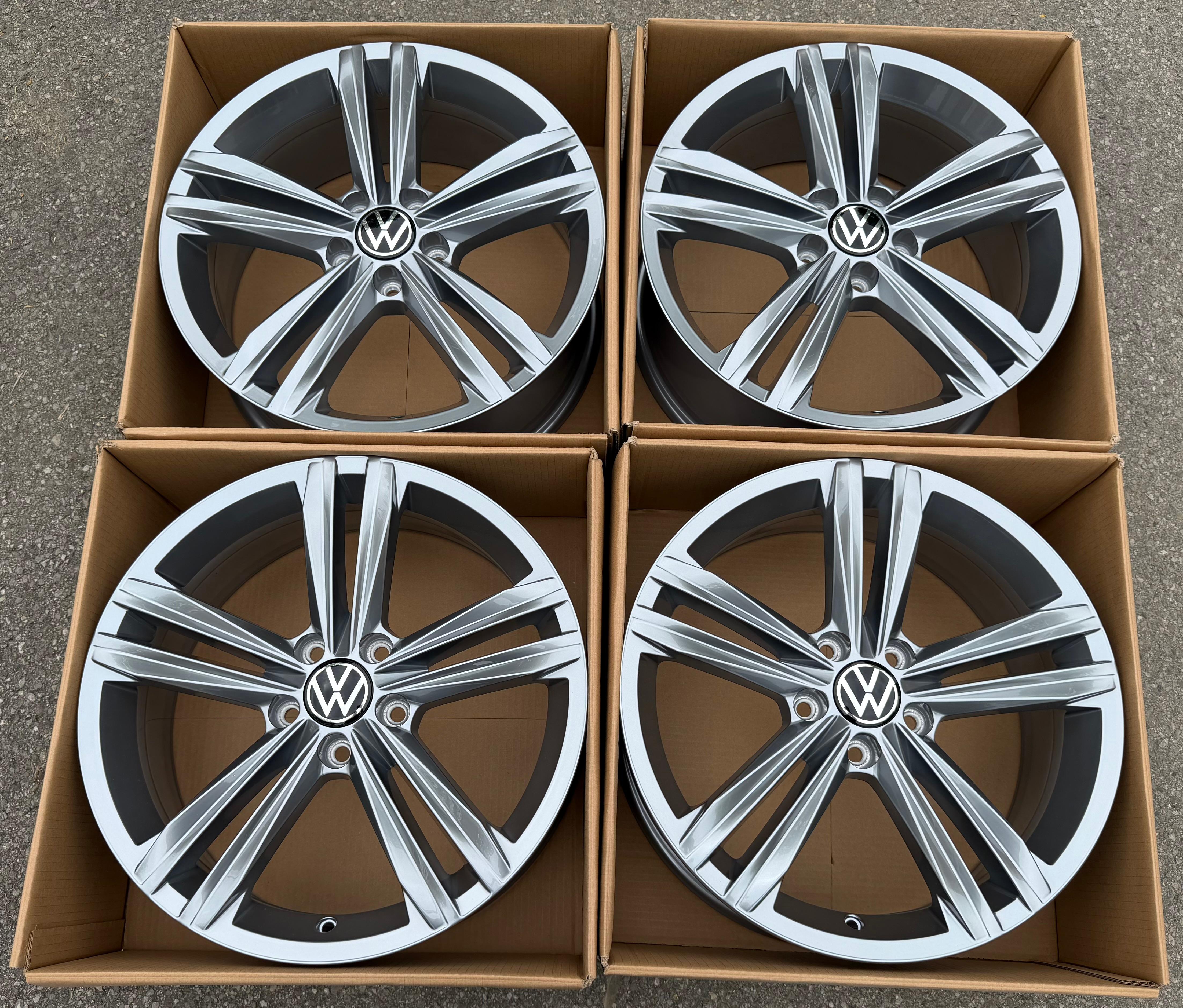 4 ORIGINAL 18" ALUFELGEN VW TIGUAN II 5NA 7x18 ET43 5NA601025M SEBRING NEU