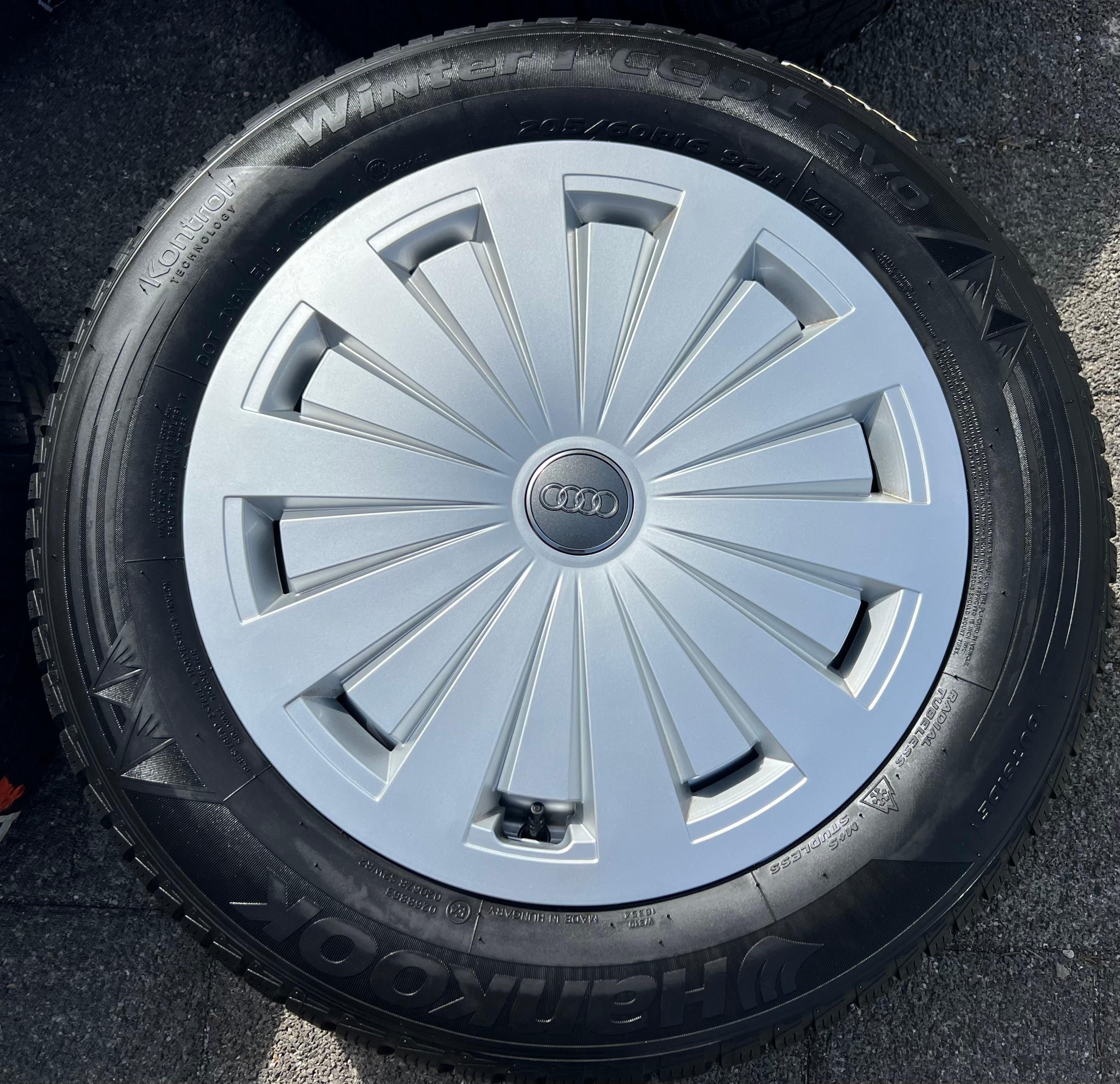 4 ORIGINELE ALU-WINTERWIELEN AUDI A4 B9 8W 205/60R16 92H 8W0601025 GRATIS VERZENDING