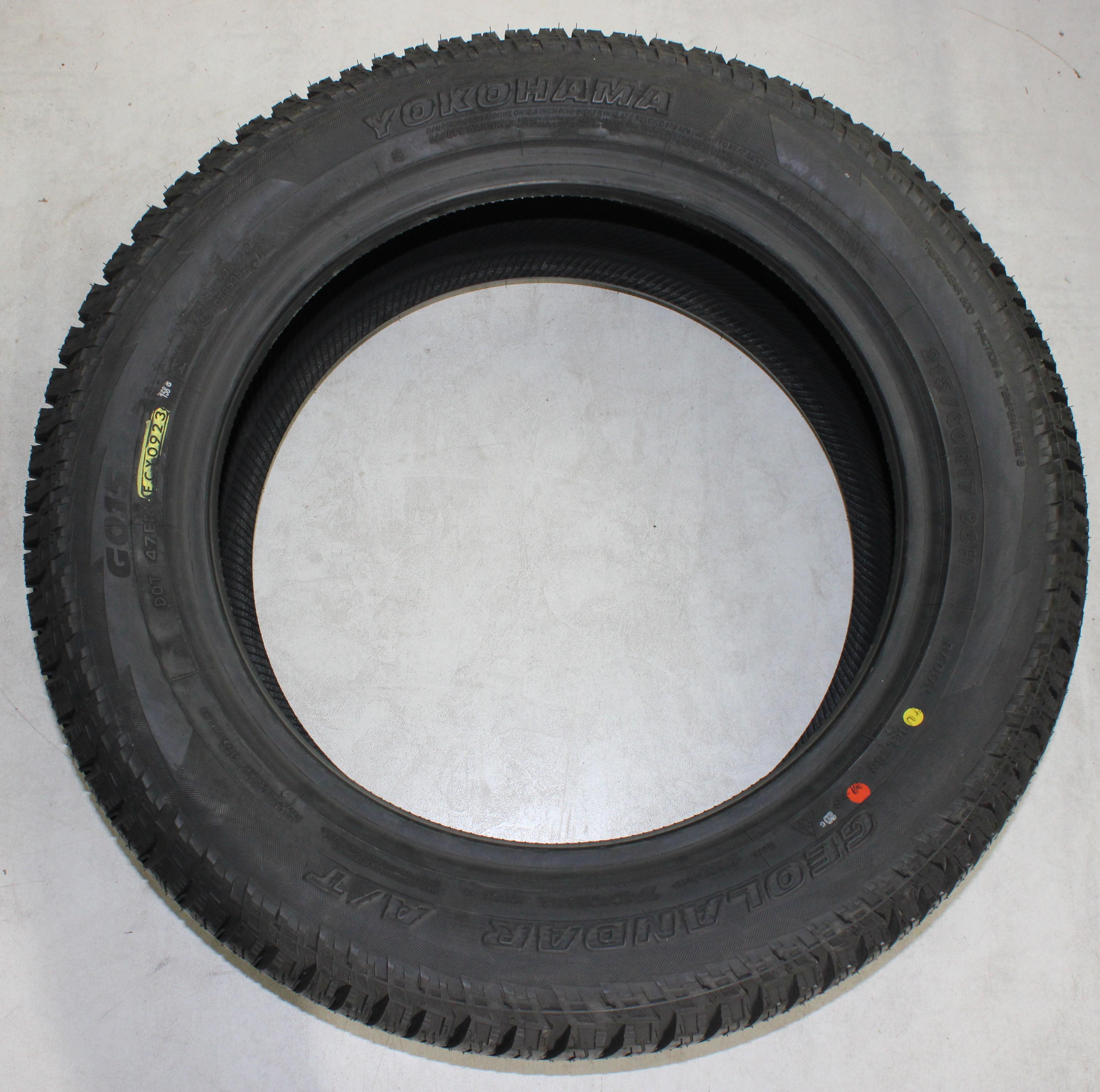 4 x 215/60R17 96H Ganzjahresreifen Yokohama Geolandar A/T GO15 Volles Profil 2023