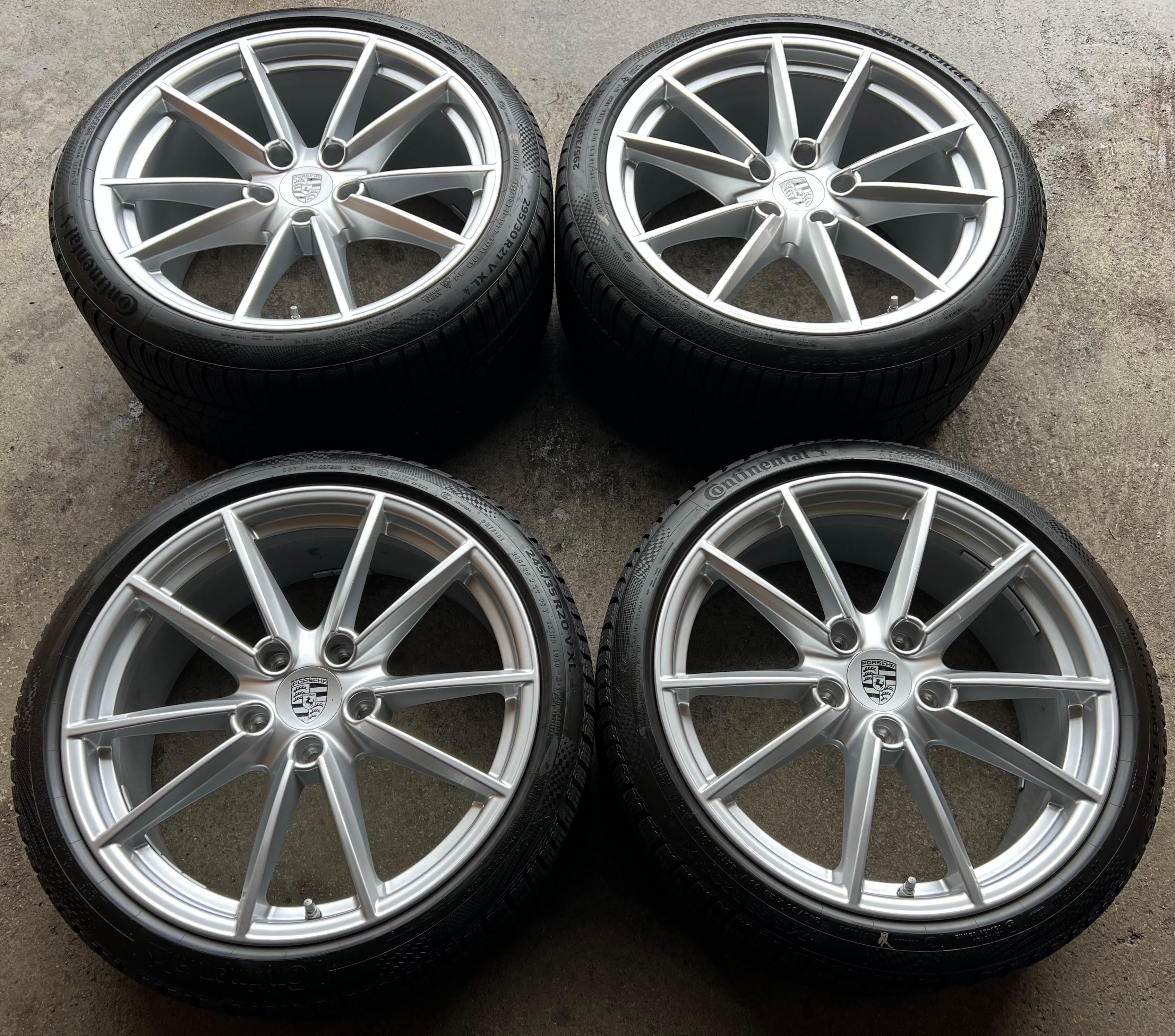 4 ORIGINAL 20" 21" ALU WINTERRÄDER PORSCHE 911 992 992601025C 992601025D RDKS