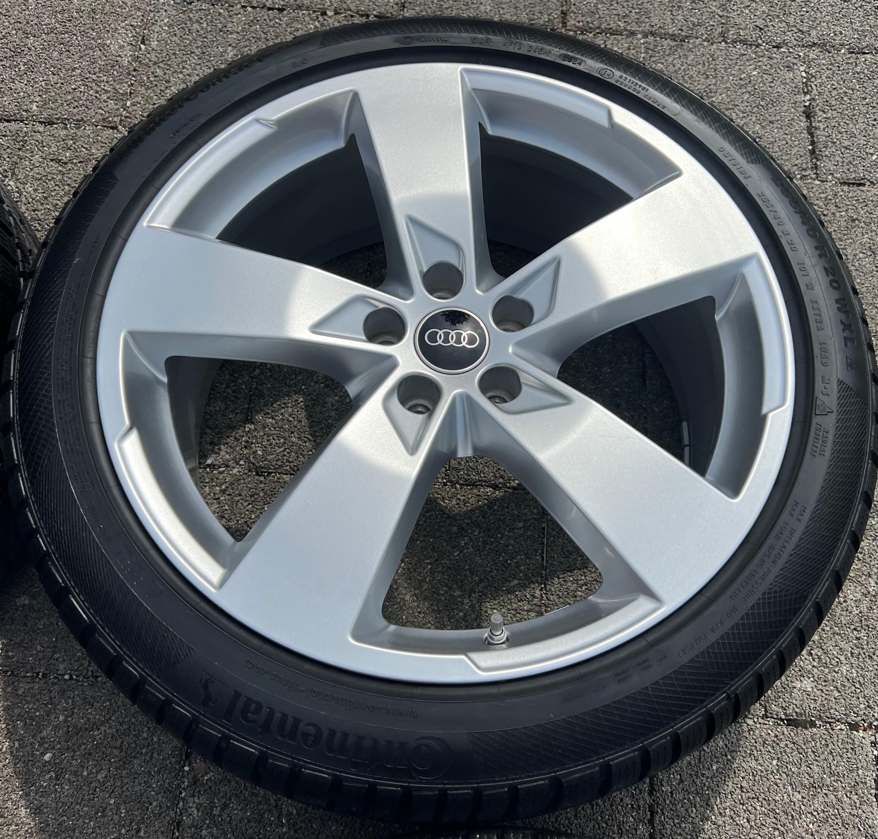 4 Original 20" Alu Winterräder Audi A6 S6 C8 F2 4K0601025K 2022 255/40R20 101W Continental