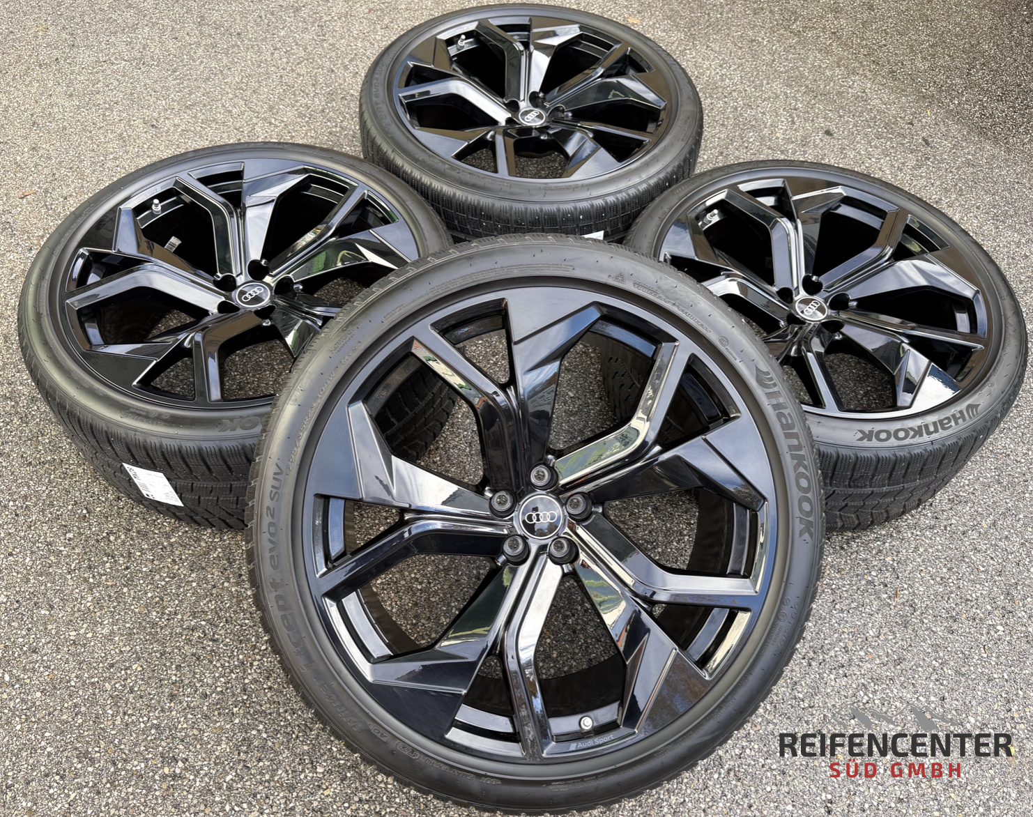 4 ruedas de invierno de aluminio originales de 23" para Audi RSQ8 4M 295/35R23 108W 4M8601025DC Hankook RDKS