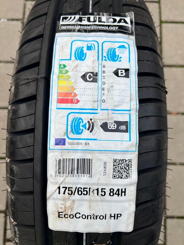 1 x 175/65R15 84H Sommerreifen Fulda Eco Control HP NEU 2020