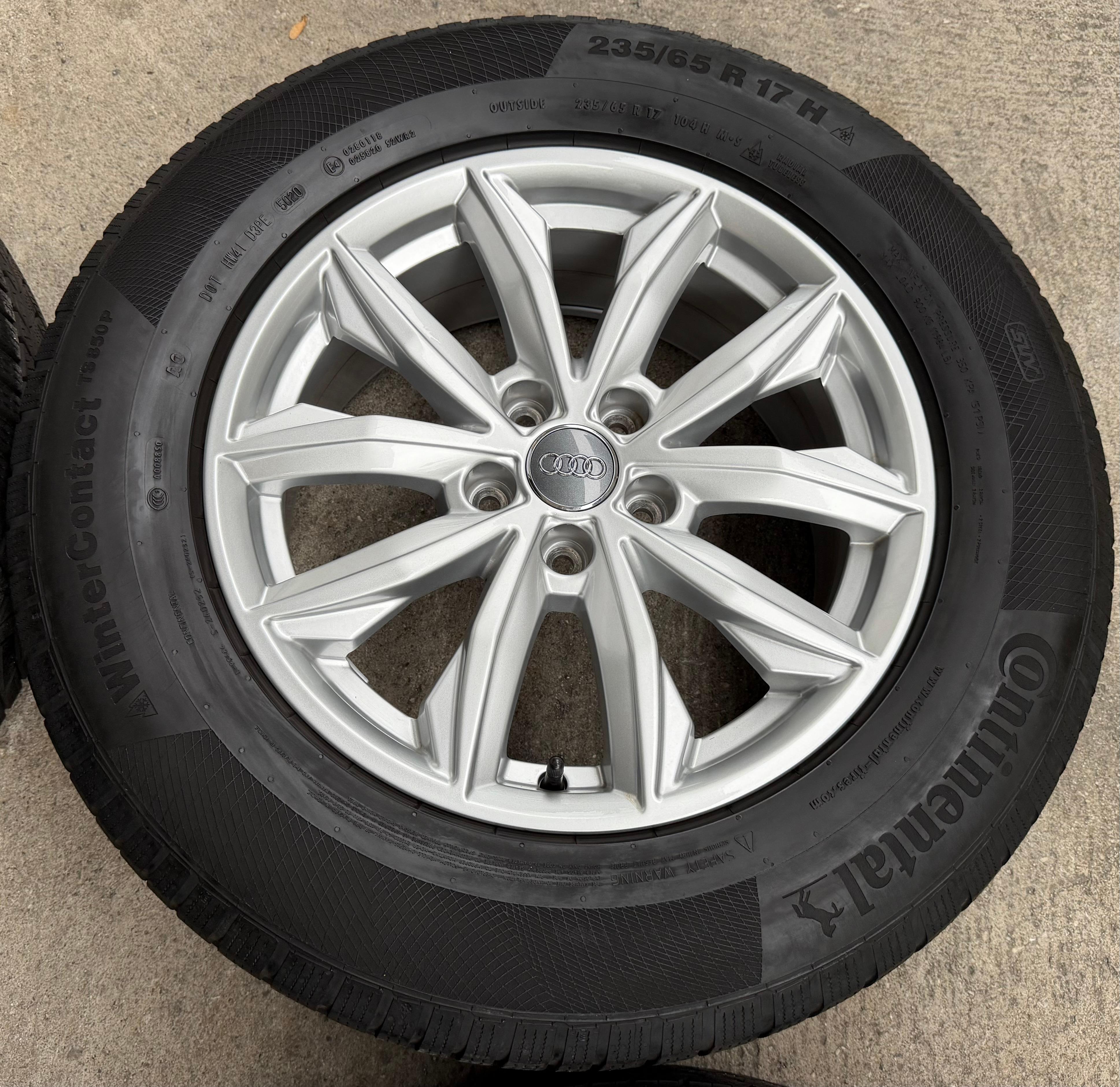 4 Original 17" Alufelgen Audi Q5 FY 80A601025J 7x17 ET34 Felge