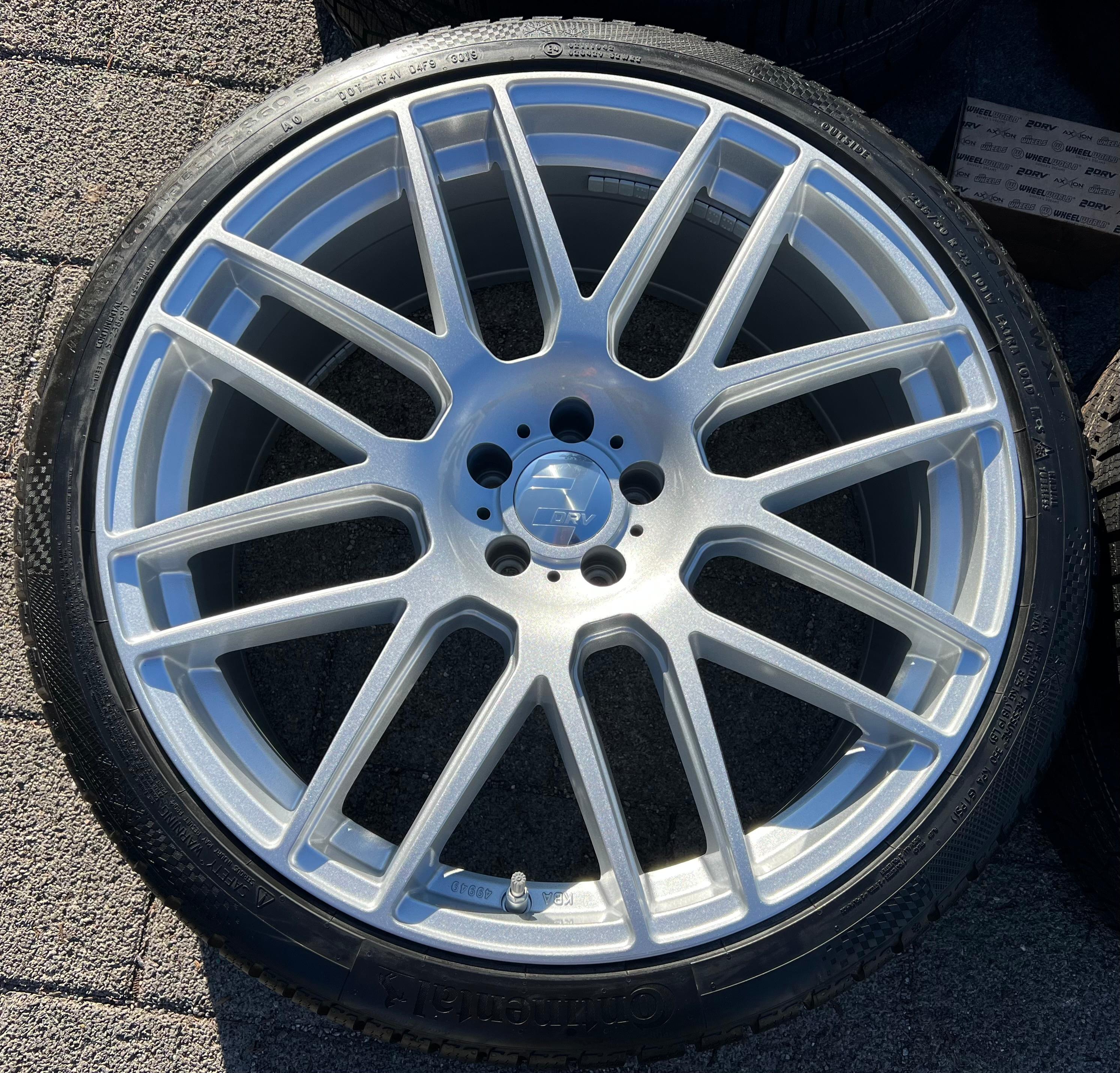 4 ALU 22" 2DRV WINTERRÄDER AUDI RS6 4K RS7 F2 285/30R22 101W CONTINENTAL