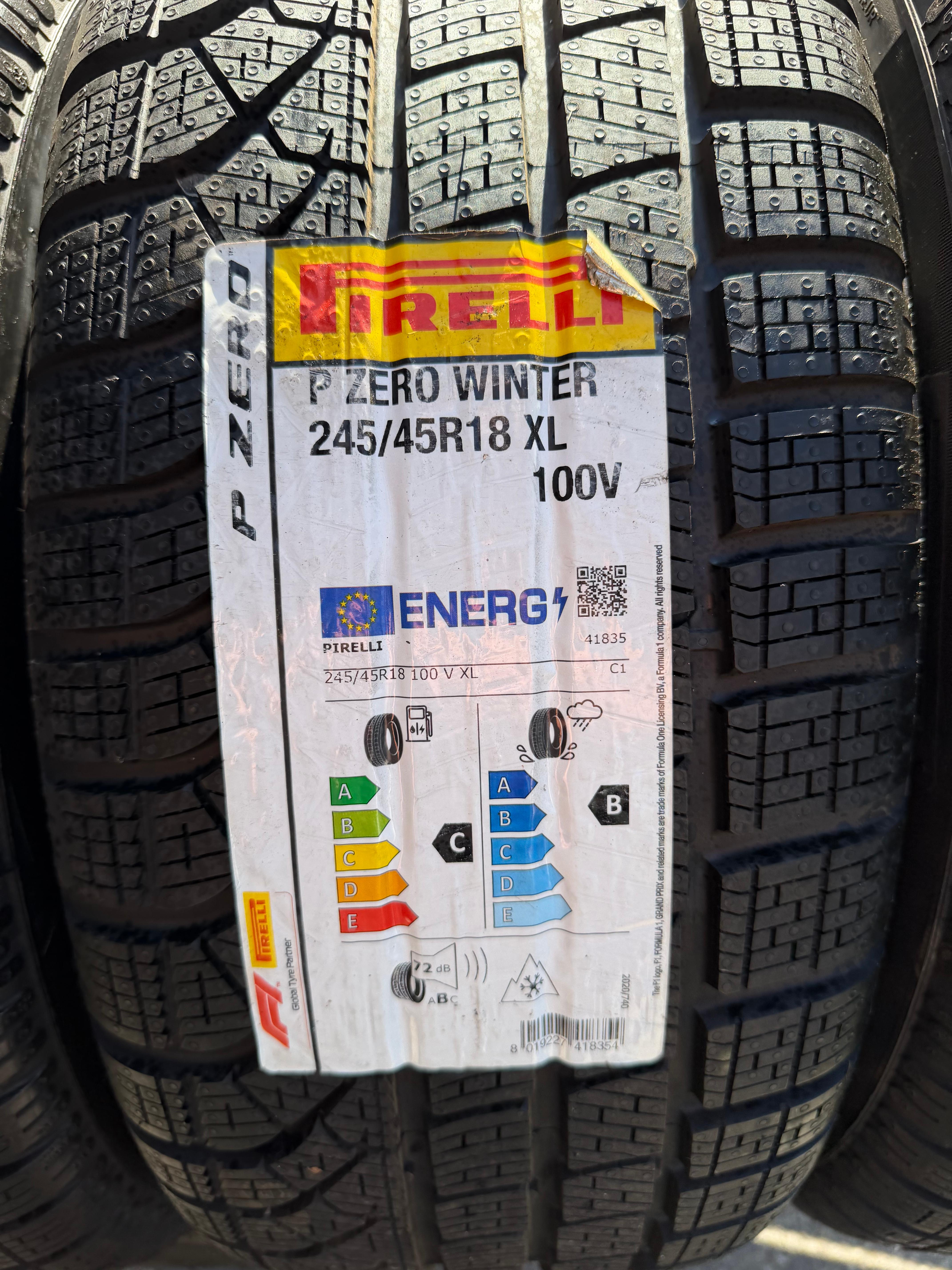 4 llantas de aluminio originales de invierno de 18" para SEAT CUPRA FORMENTOR, 245/45R18 100V, 5FF601025C