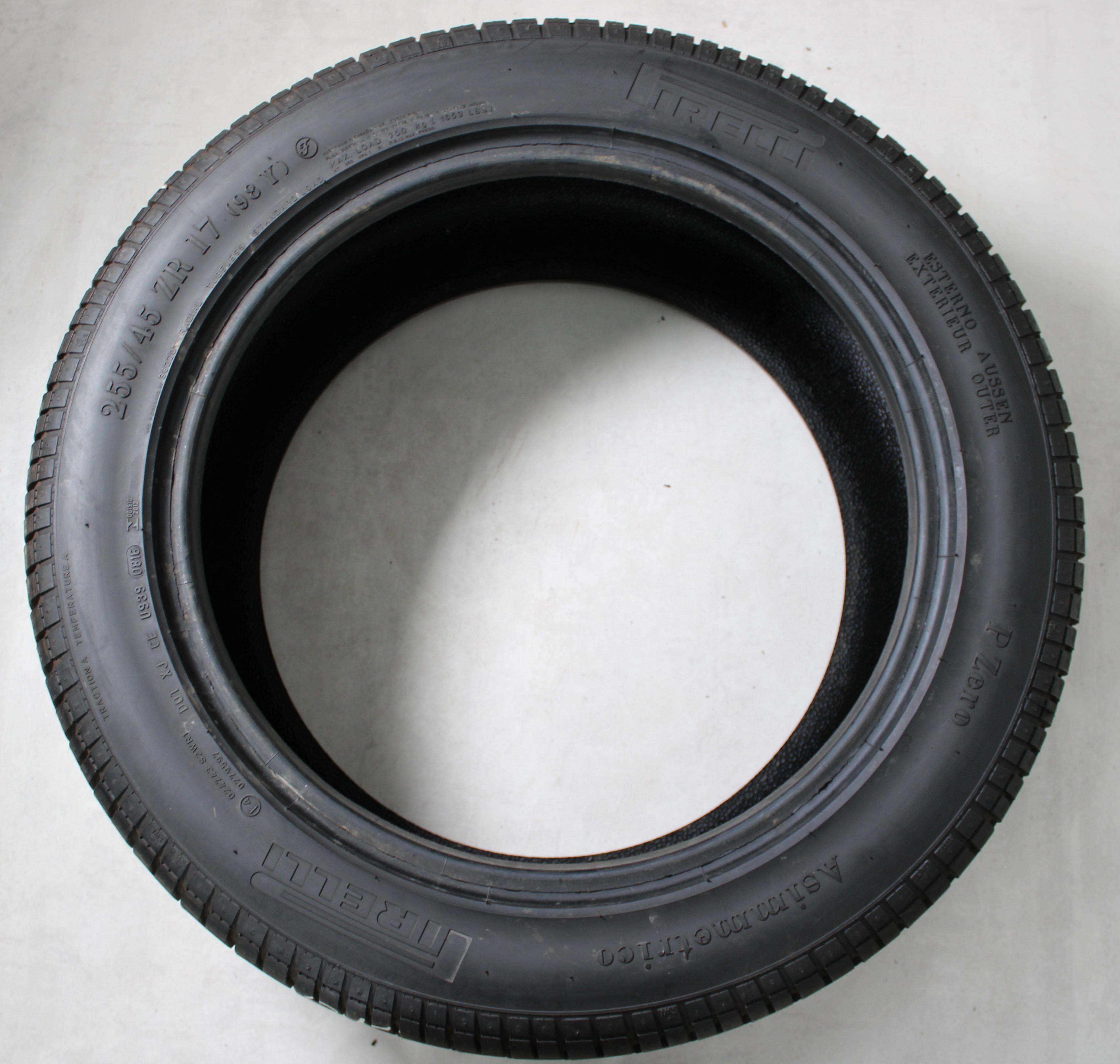 2 x 255/45R17 98Y Sommerreifen Pirelli Pzero Asimmetrico 7-8mm 2016