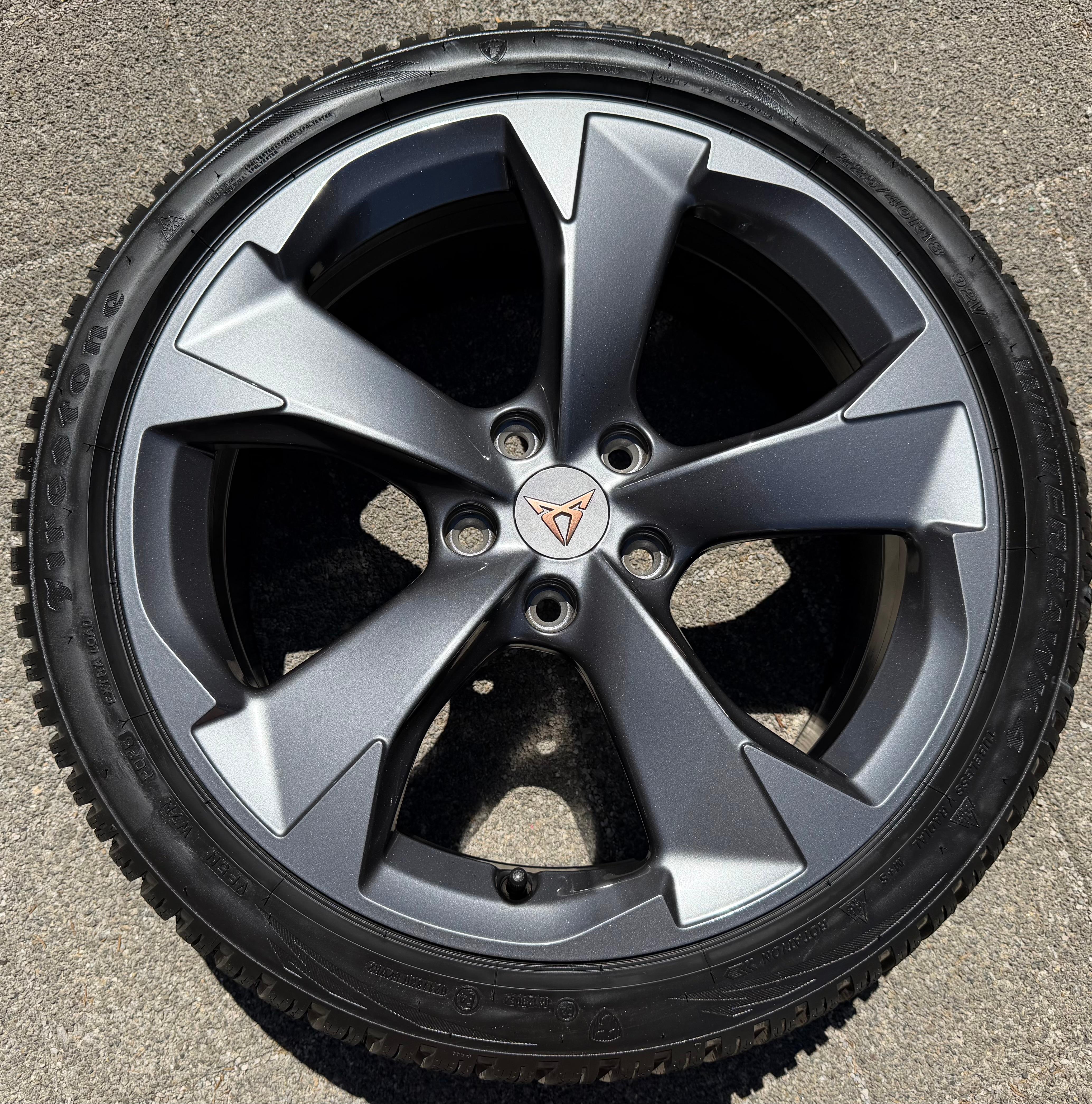 1 jante en aluminium d'origine 18 pouces SEAT CUPRA LEON LF 5F 5FA601025H 7,5x18 ET46 noire