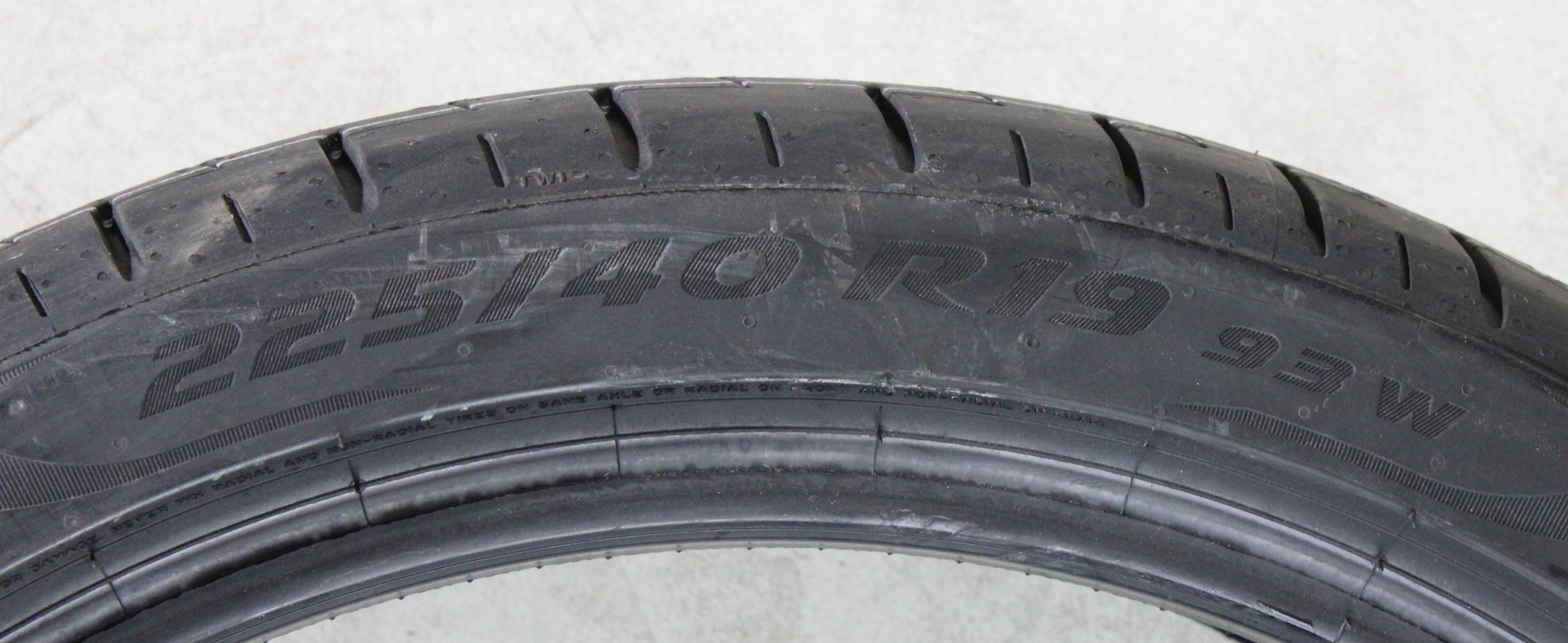 1 pneumatico estivo Pirelli Pzero PZ4 AO 225/40R19 93W NUOVO 2024