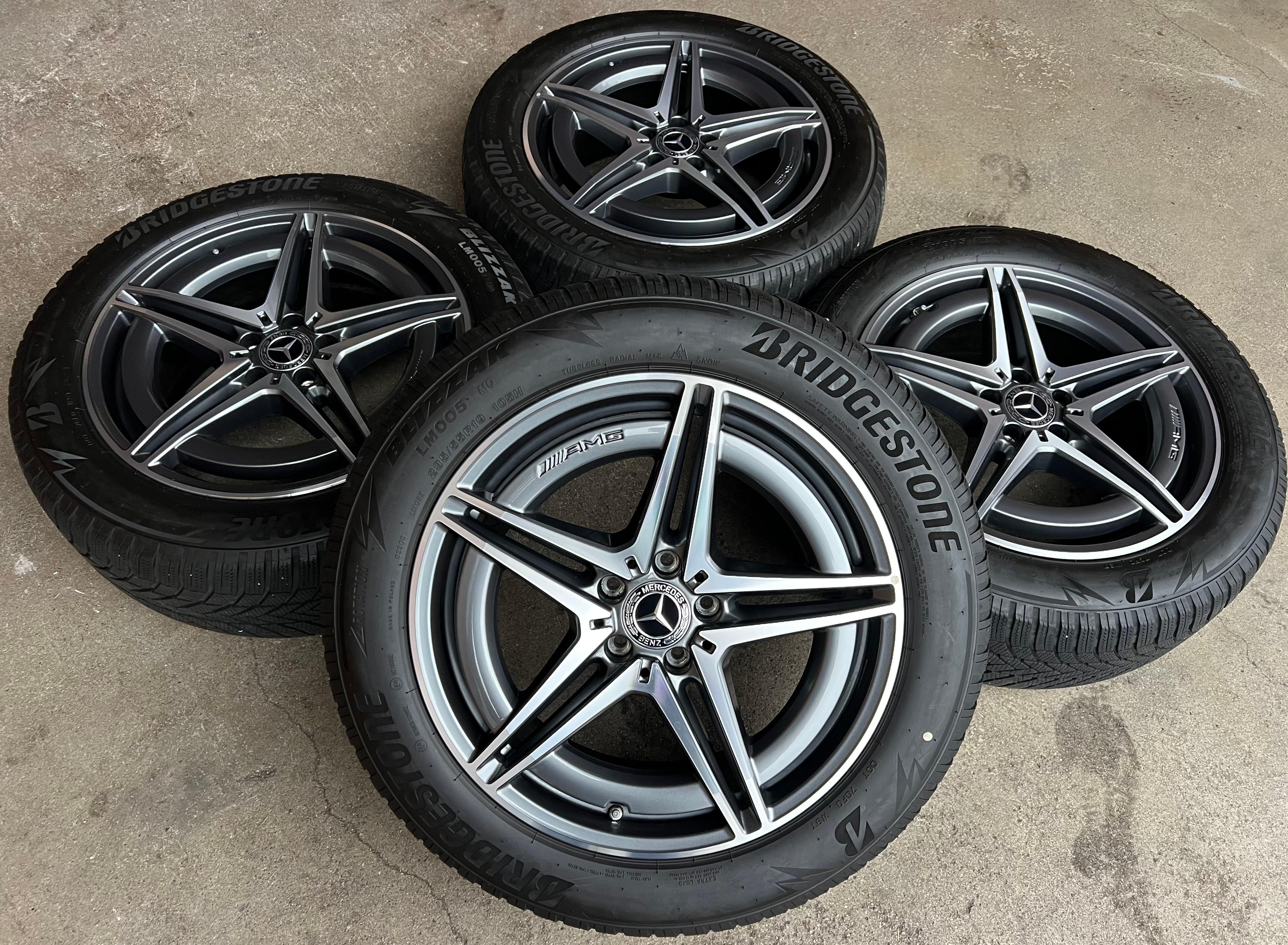 4 jantes alu d'origine 19" Mercedes EQC N293 A2934010700 8x19 ET34, livraison gratuite