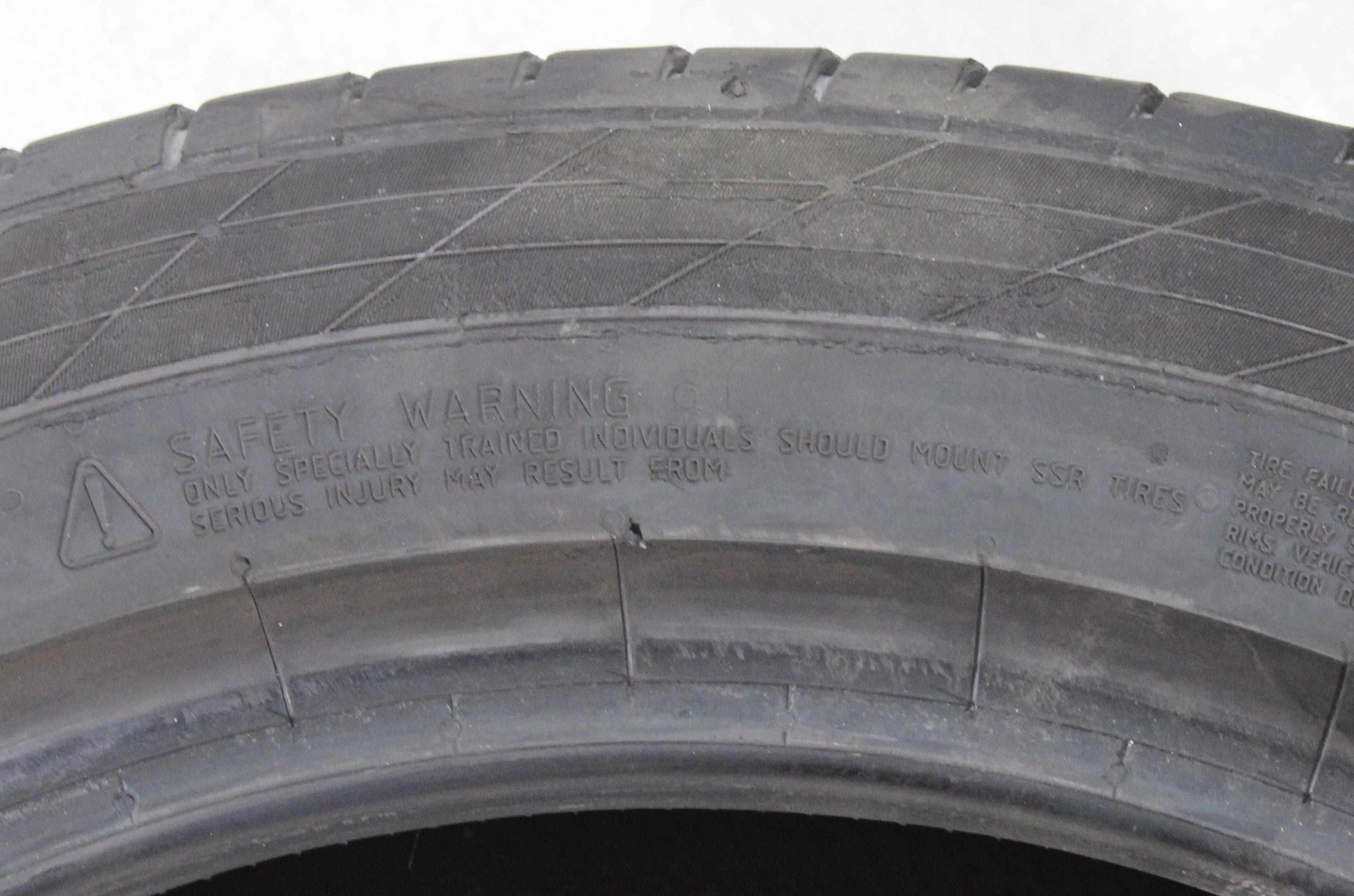 2 neumáticos de verano Continental Sport Contact 5 SSR* Runflat 225/50R17 94W, 5,5-6 mm, 2023