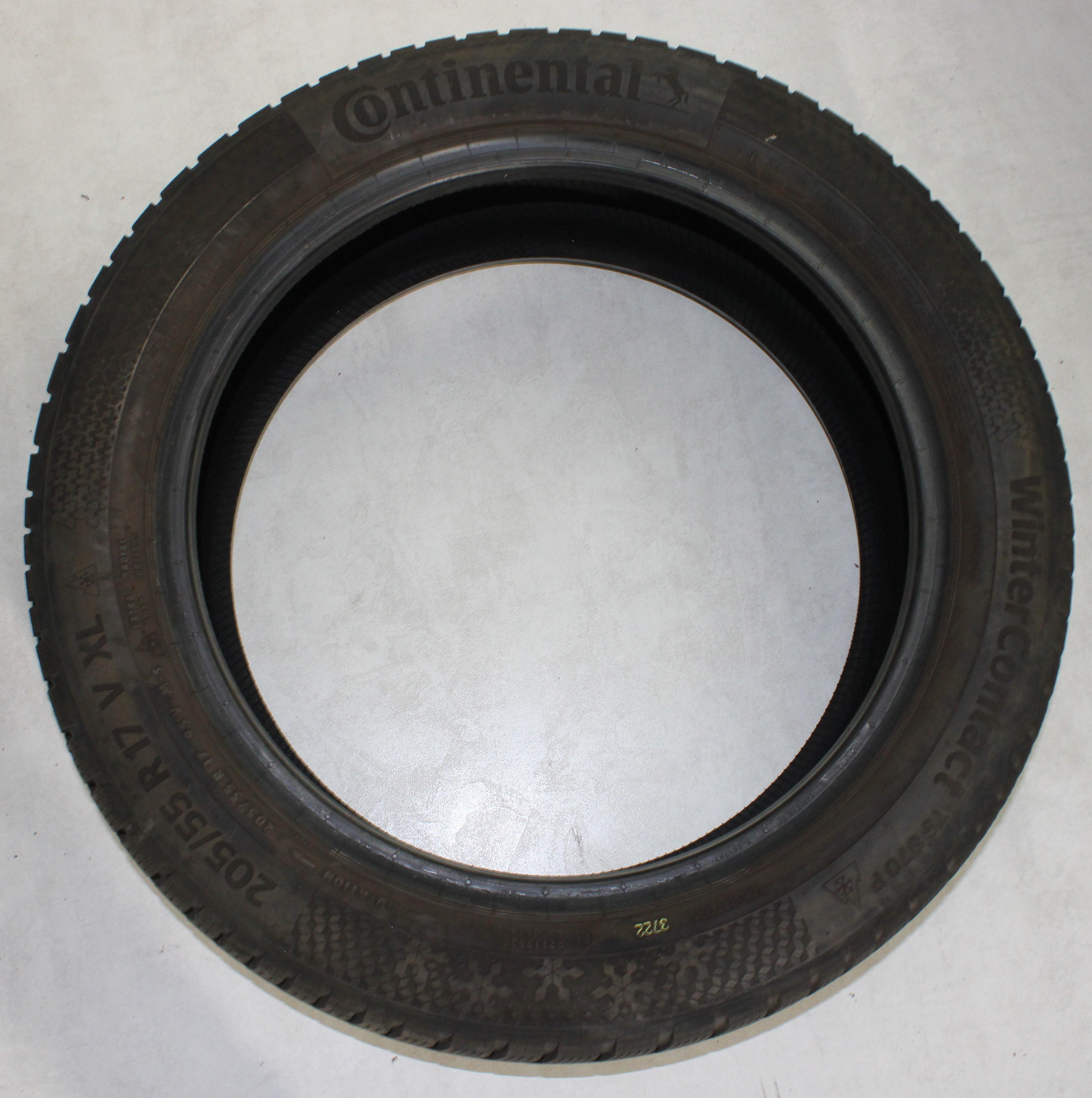 2 x 205/55R17 95V Winterreifen Continental Winter Contact TS870P 5-5,5mm 2022 XL