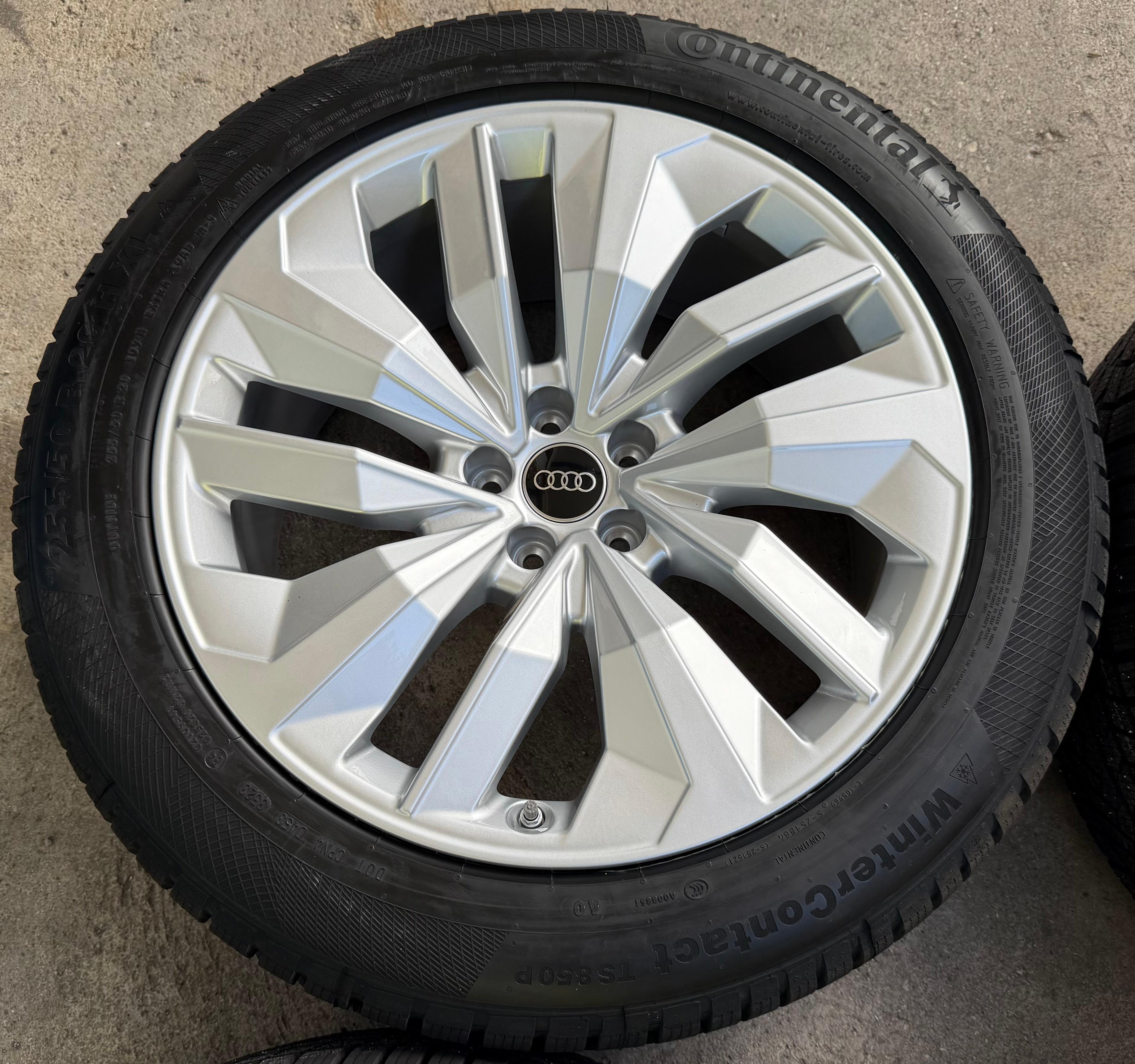 4 Original 20" Alu Winterräder Audi Q8 GE E-Tron 4KE601025N 255/50R20 109H Continental NEU