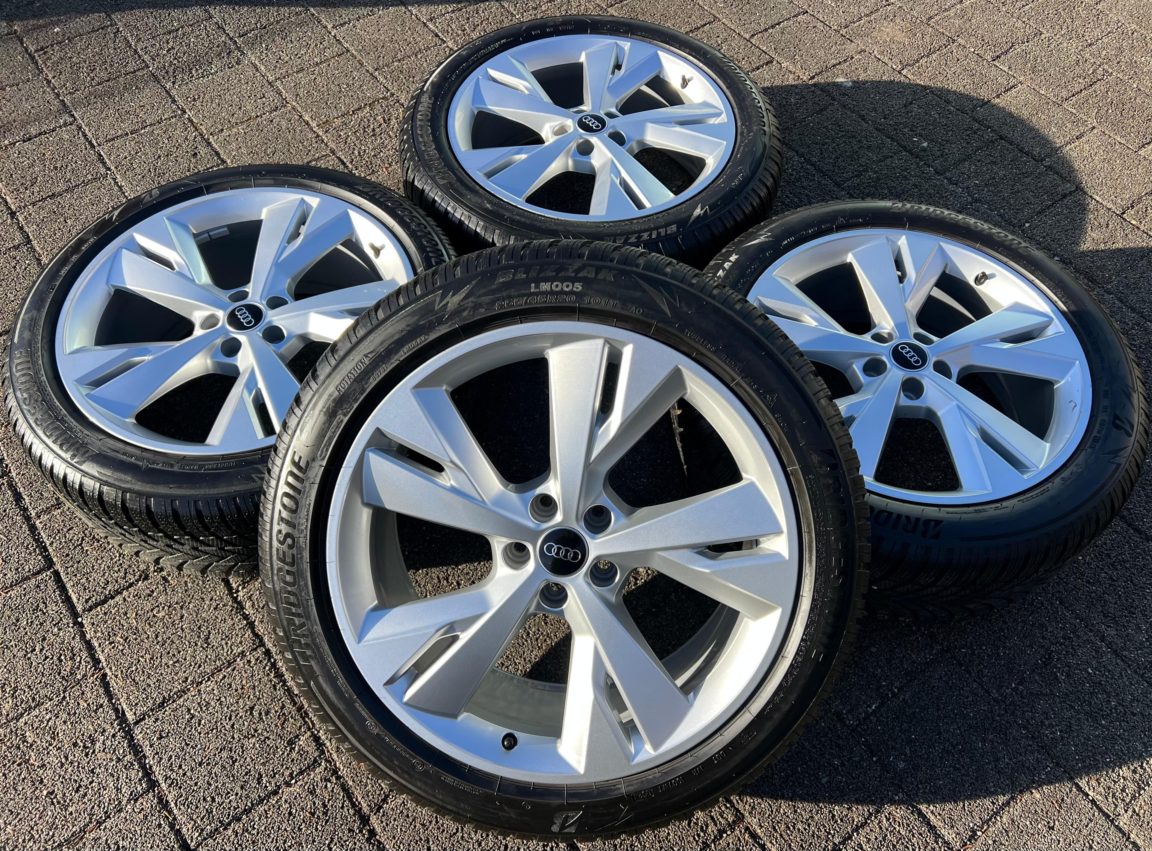4 ORIGINAL 20" ALU WINTERRÄDER AUDI Q4 E-TRON 235/50R20 101T 255/45R20 101T TOP