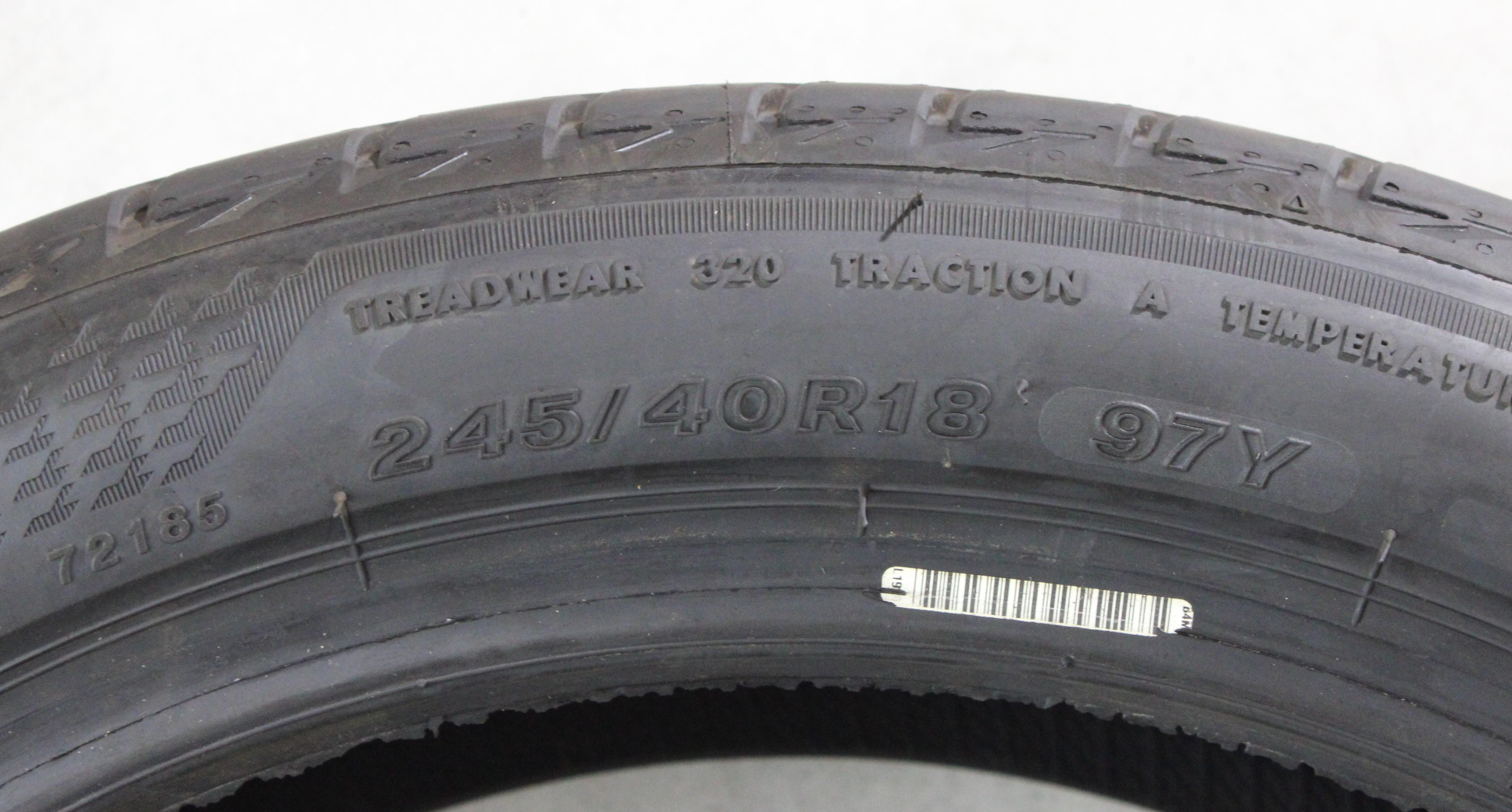 2 x 225/45R18 95Y 2 x 245/40R18 97Y Sommerreifen Bridgestone Turanza T005 MO  Volles Profil 2026