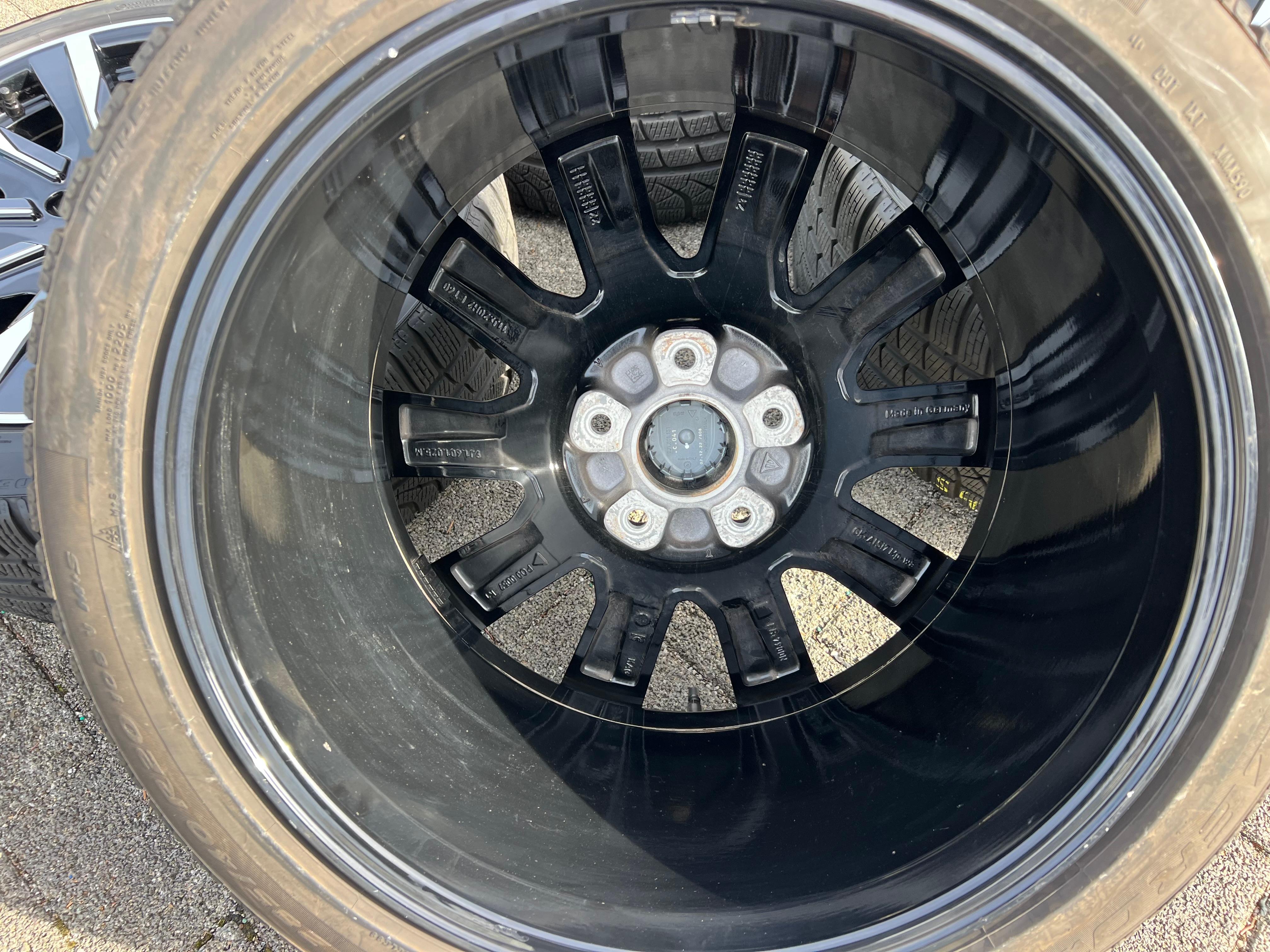 4 ORIGINAL 20" ALU WINTERRÄDER PORSCHE TAYCAN TEQUIPMENT RDKS FREIHAUS