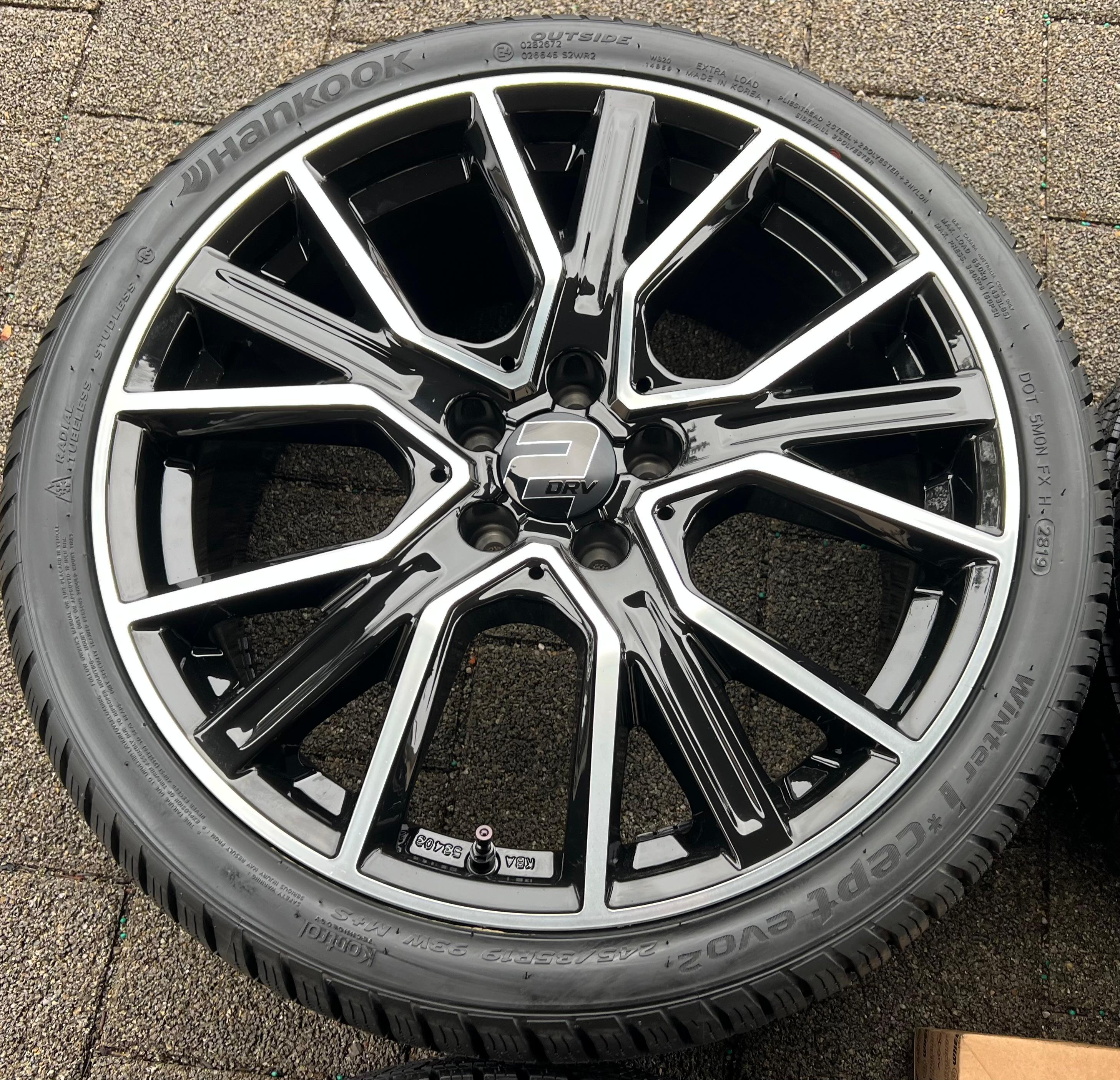 4 ALU 19" WINTERRÄDER AUDI A4 8K B8 8W B9 245/35R19 93W HANKOOK FREIHAUS
