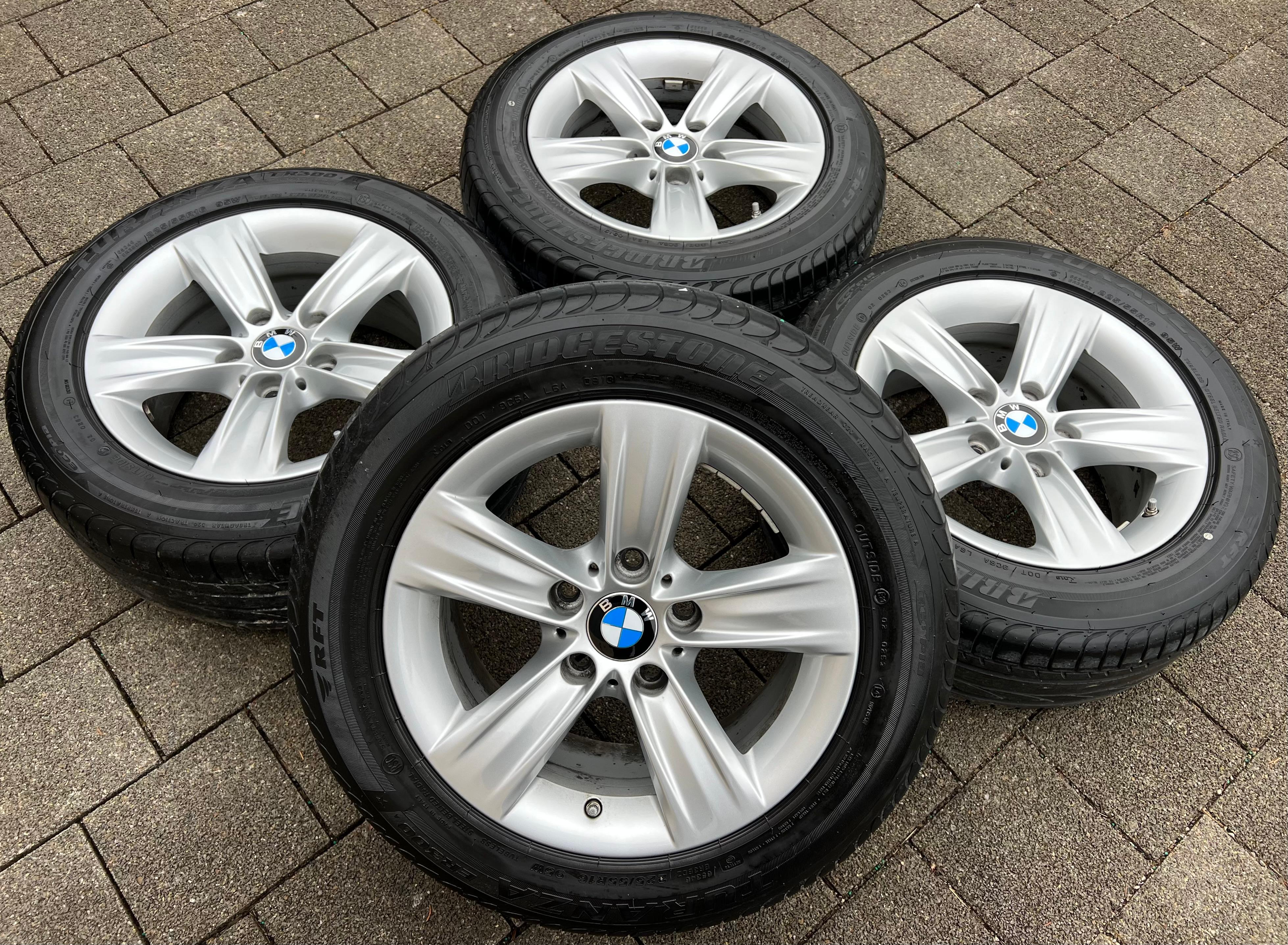 4 JANTES ORIGINALES 16" ALU BMW LIGNE 3 F30 F31 STYLING 391 6796237 7,5x16 ET37