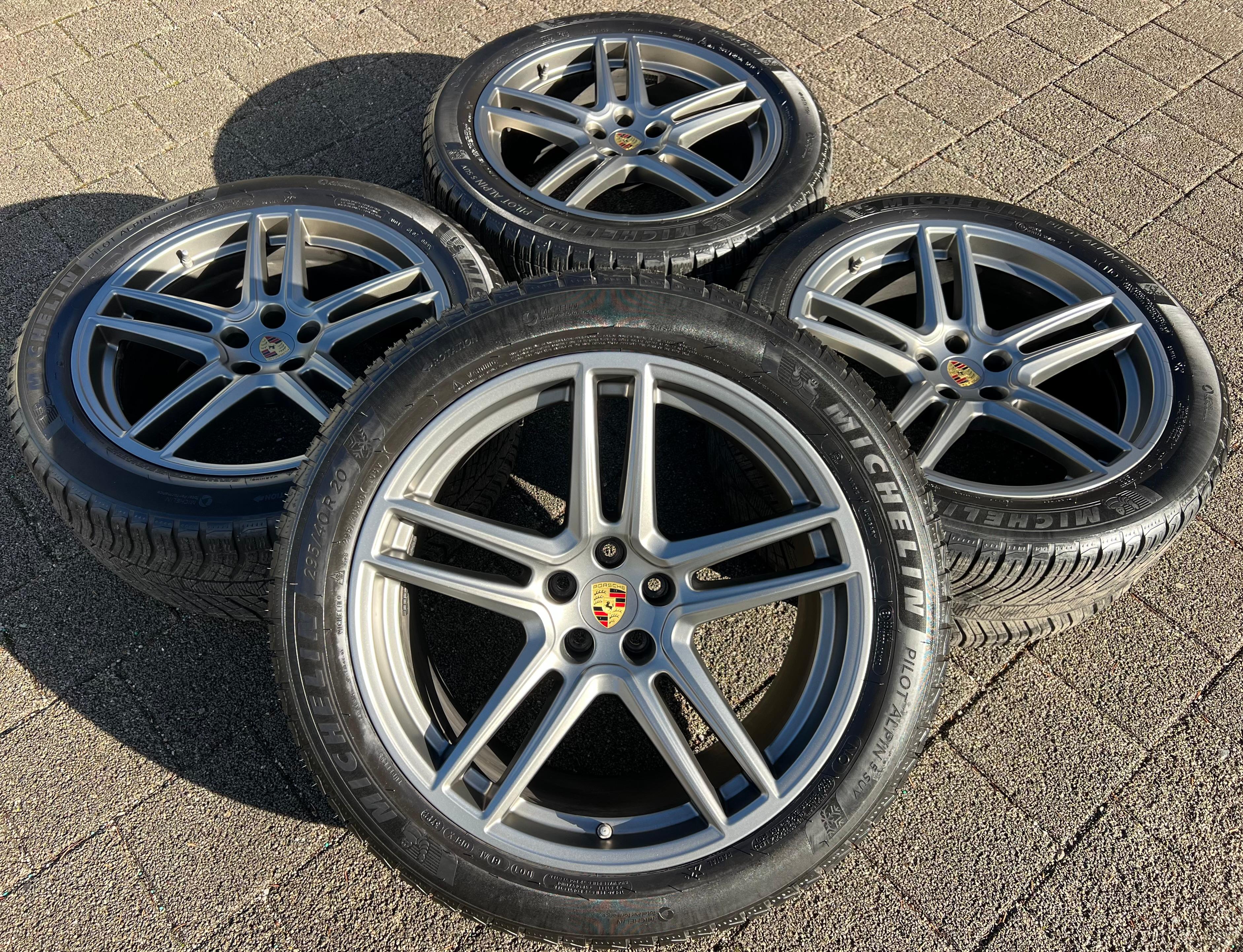 4 ORIGINAL 20" ALU WINTERRÄDER PORSCHE MACAN 265/45R20 104V 295/40R20 106V RDKS