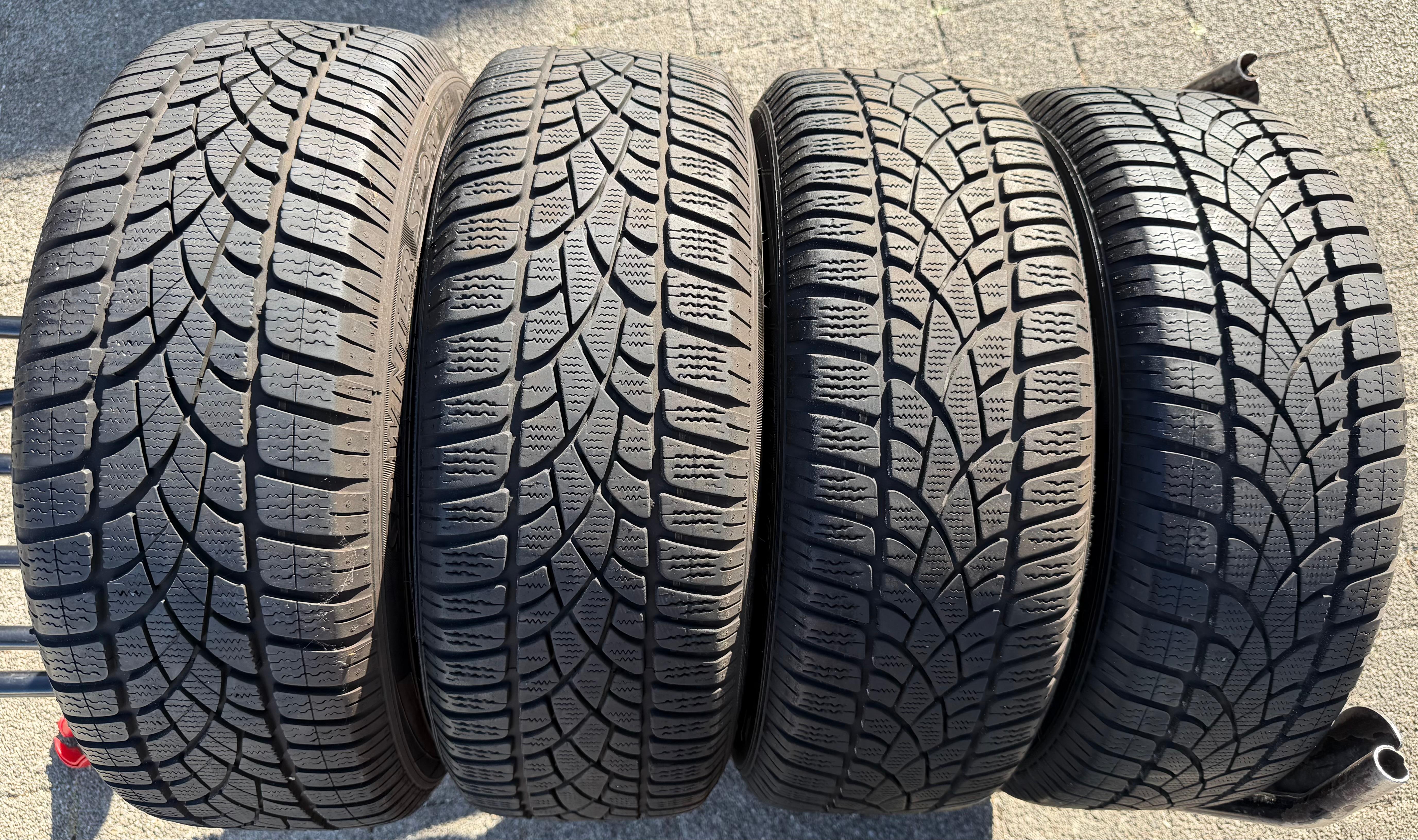 4 ruedas de invierno de aleación originales Audi A4 8W B9 8W0601025A 205/60R16 92H Dunlop