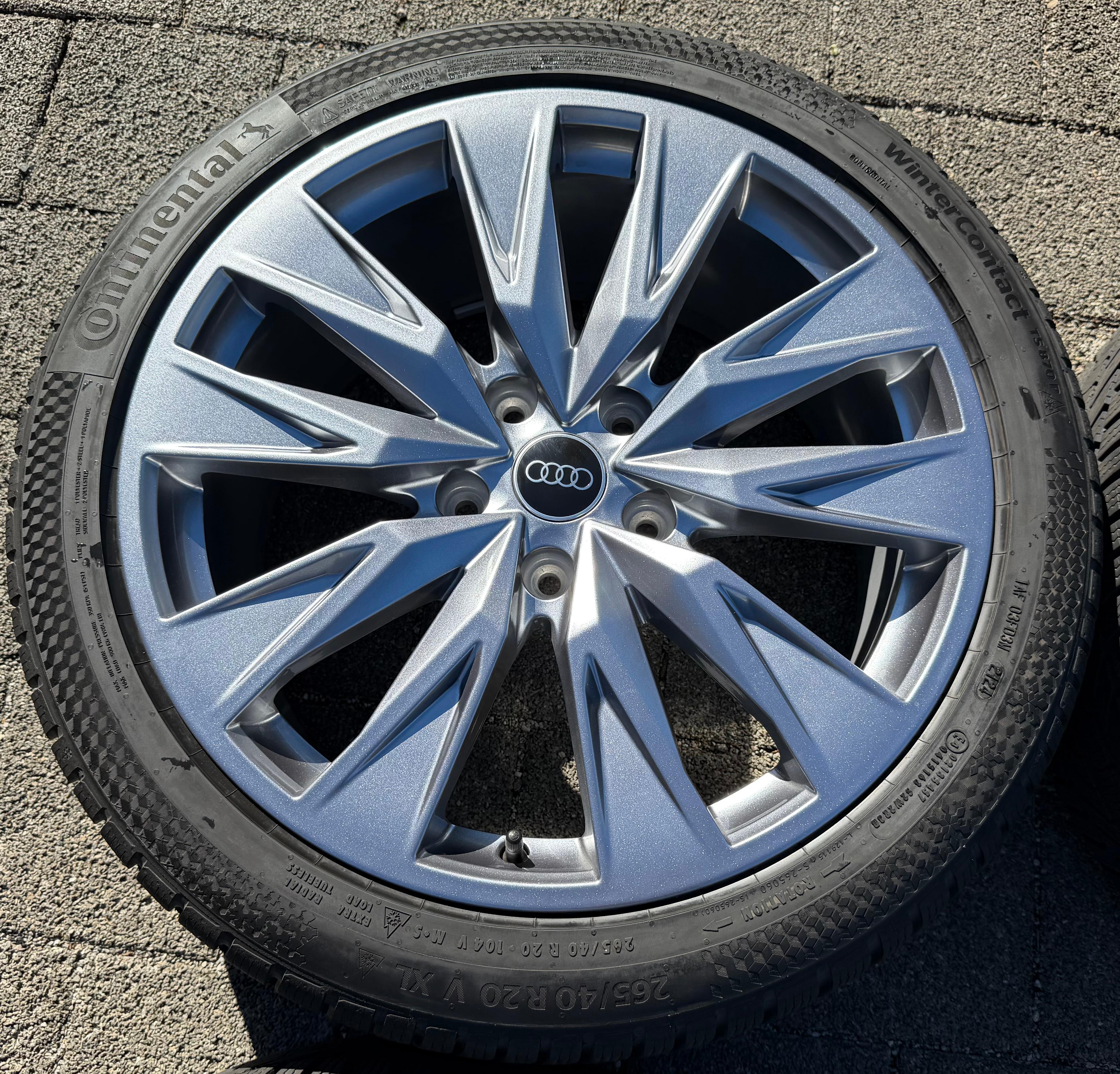 4 ORIGINAL 20" ALU WINTERRÄDER AUDI A6 S6 E-TRON GH5 GHA 85E601025B 85E601025C 2024