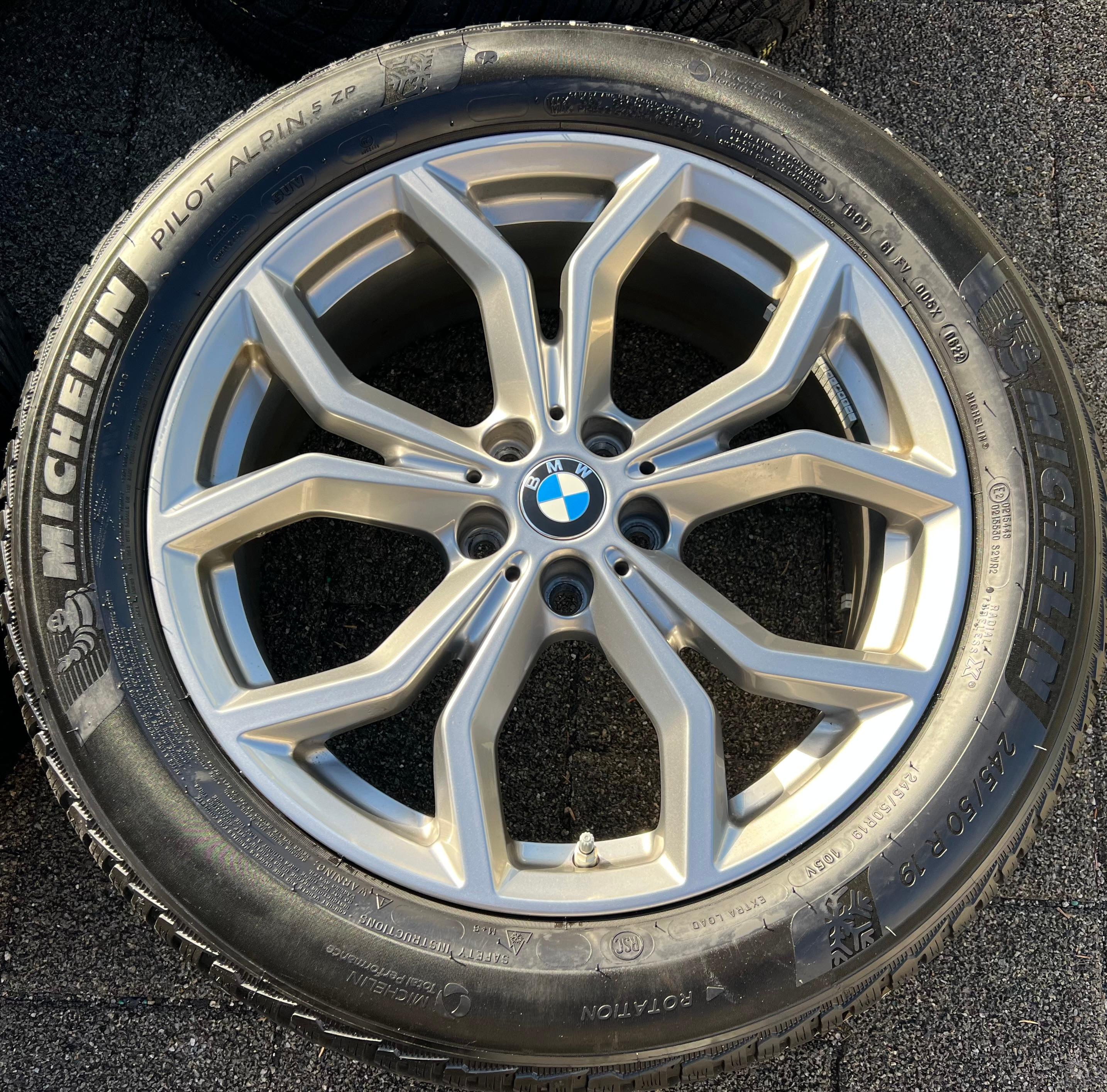 4 ORIGINAL 19" ALU WINTERRÄDER BMW X3 G01 X4 G02 STYLING 694 245/50R19 105V RDKS