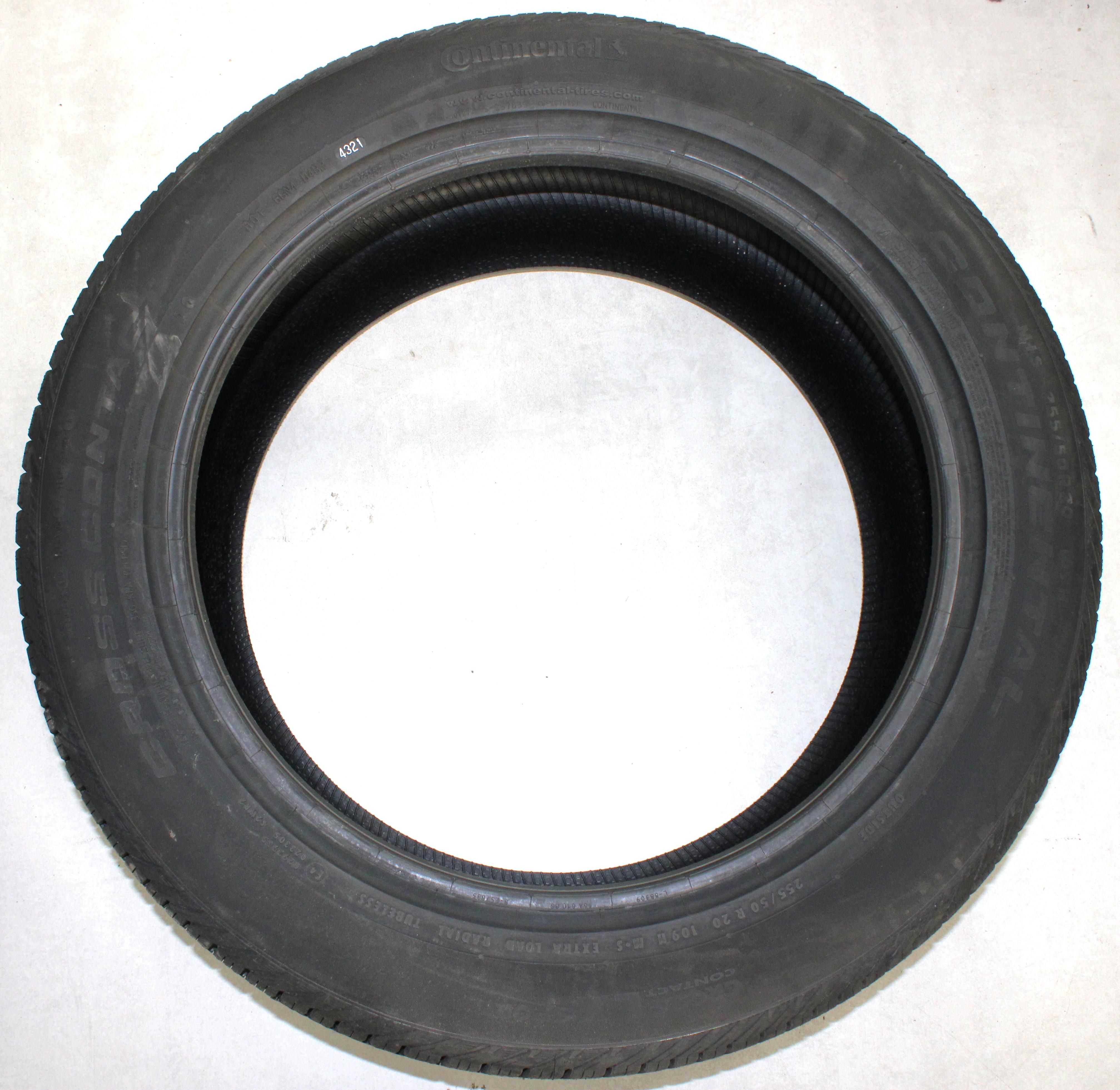 4 neumáticos de verano Continental Cross Contact LX Sport AO, 255/50R20 109H, con dibujo completo, 2021, XL, NUEVOS