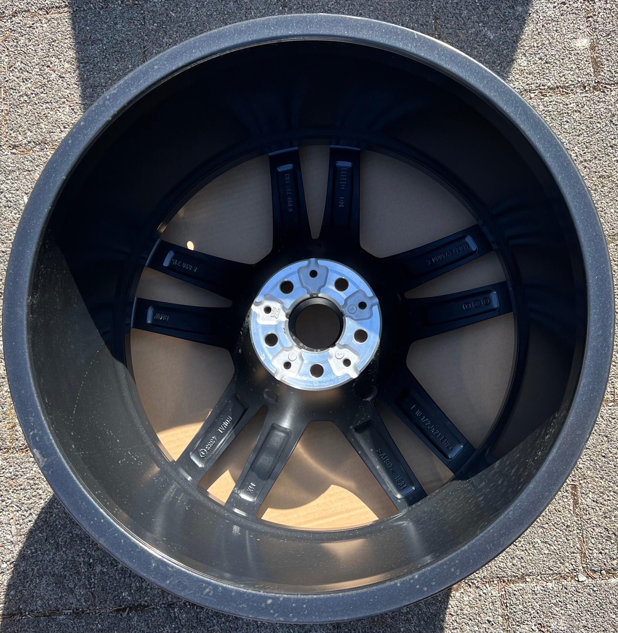 1 X ORIGINELE 21" ALUMINIUM RIM BMW X5M F95 X6M F96 STIJLING 808M 8090715 10,5x21 ET31