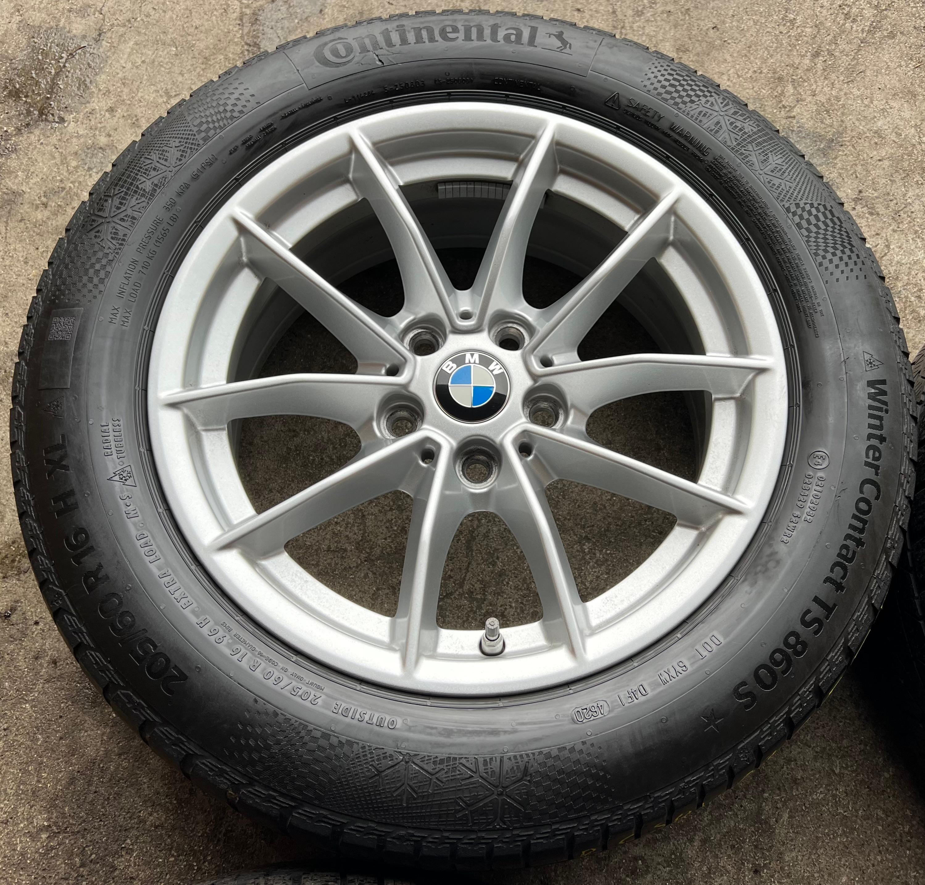 4 RUOTE ORIGINALI IN ALLUMINIO 16" BMW 3-SERIES G20 G21 STYLING 774 TPMS 6,5x16 ET22 TOP