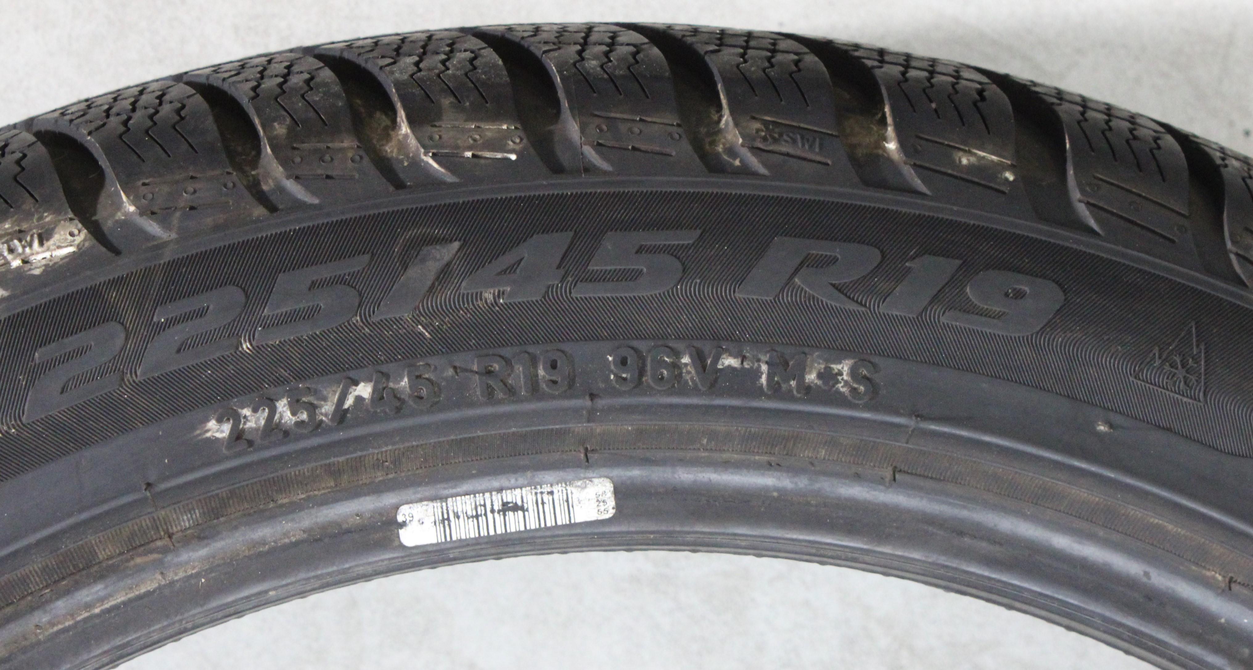 2 x 225/45R19 96V neumáticos de invierno Pirelli Sottozero 3 Runflat 7mm 2018