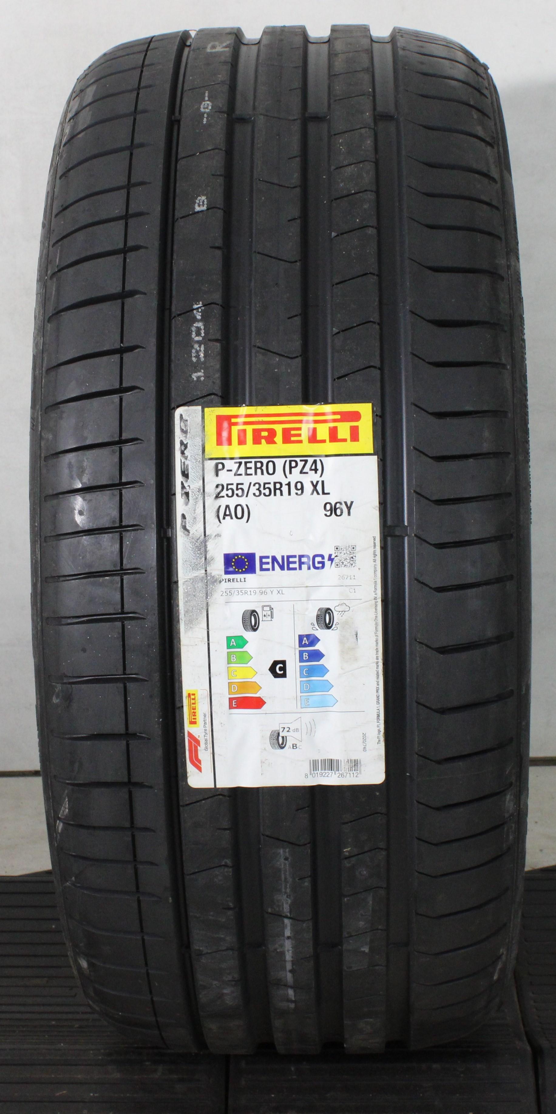 1 x 255/35R19 96Y Sommerreifen Pirelli Pzero PZ4 AO NEU 2022