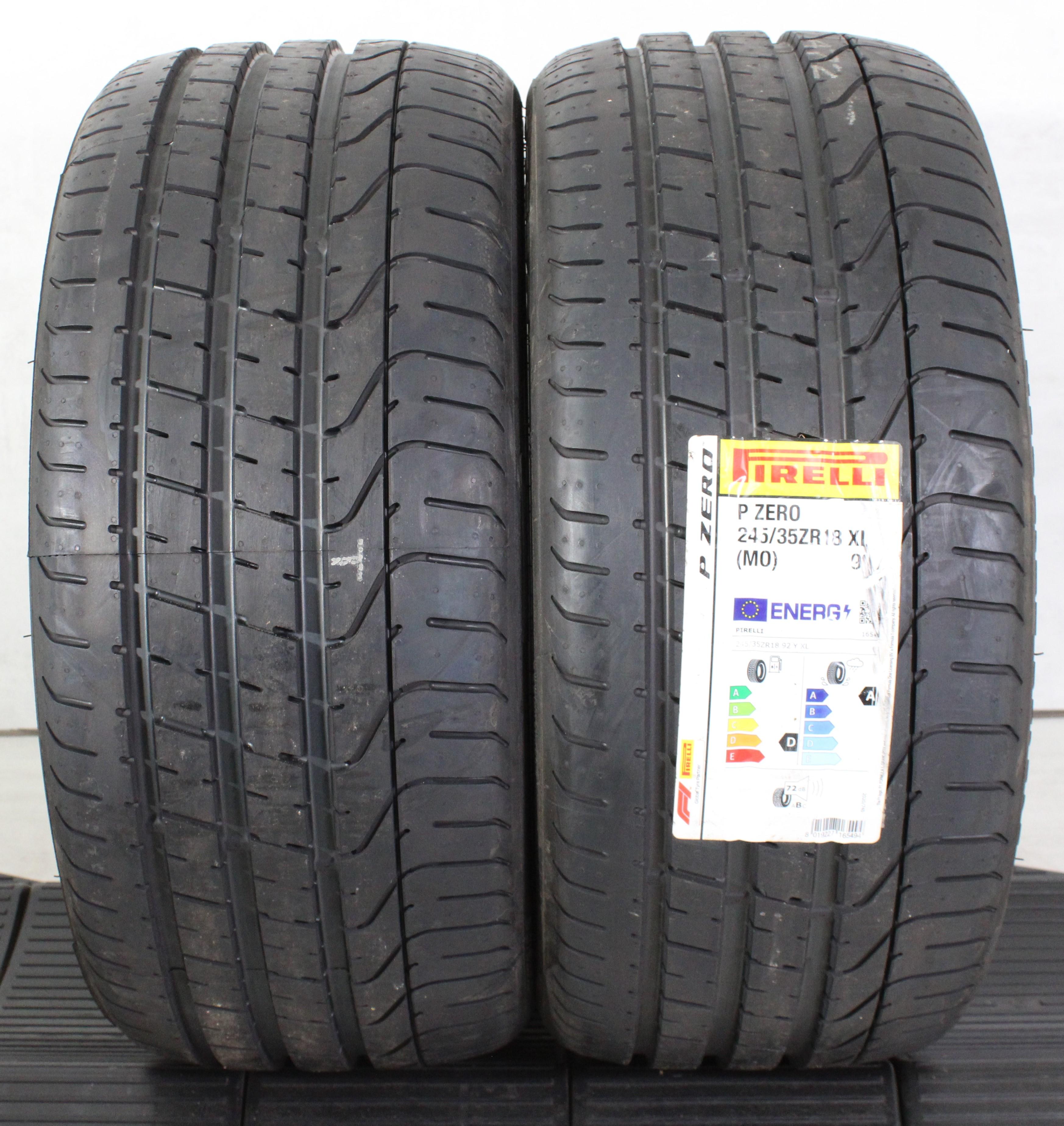 2 x 245/35R18 92Y zomerbanden Pirelli Pzero M0 2022 NIEUW, gratis thuisbezorgd