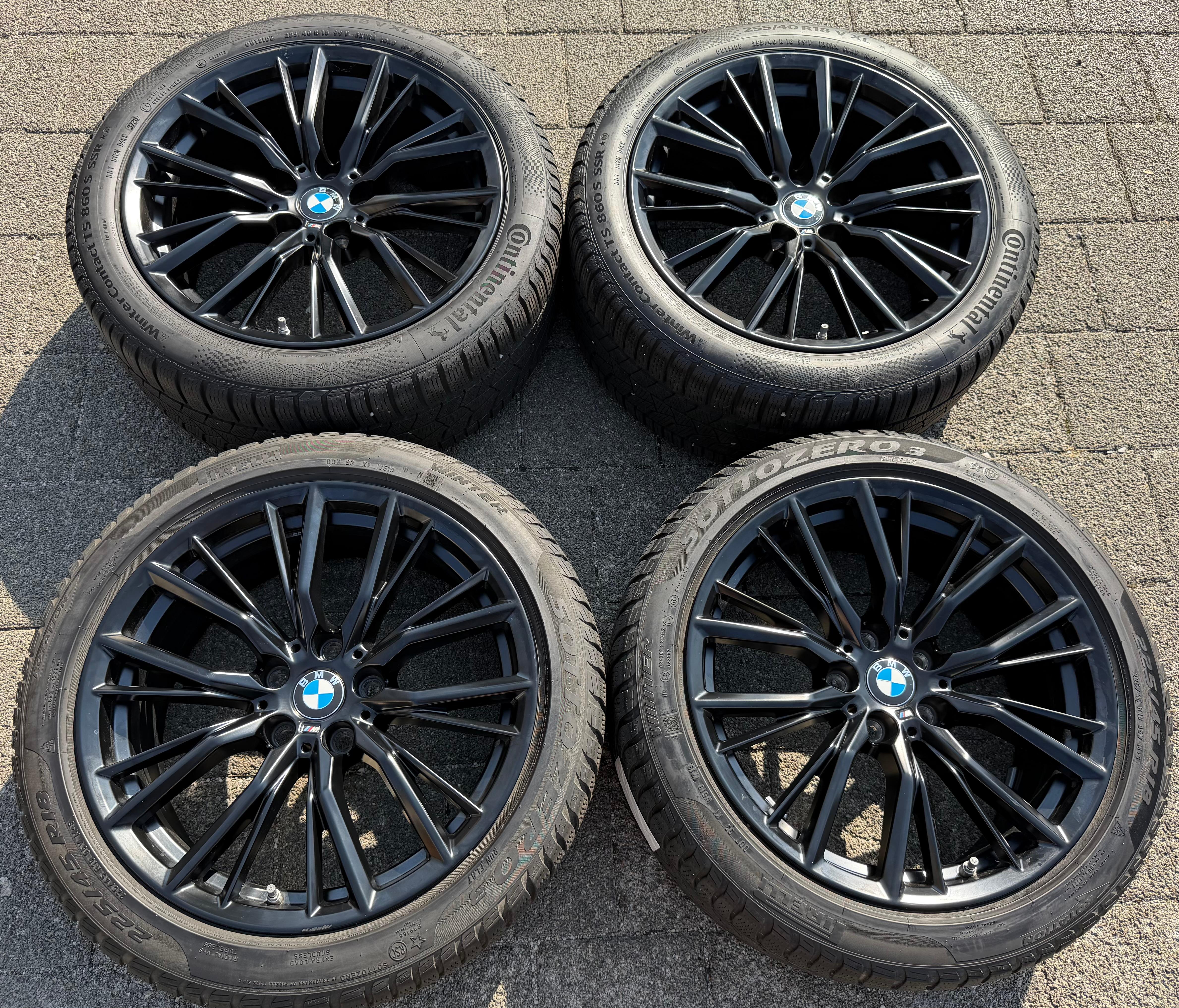 4 Original 18" Alu Winterräder BMW 3ER Reihe G20 G21 4ER G22 G23 2ER G42 M796 RDKS