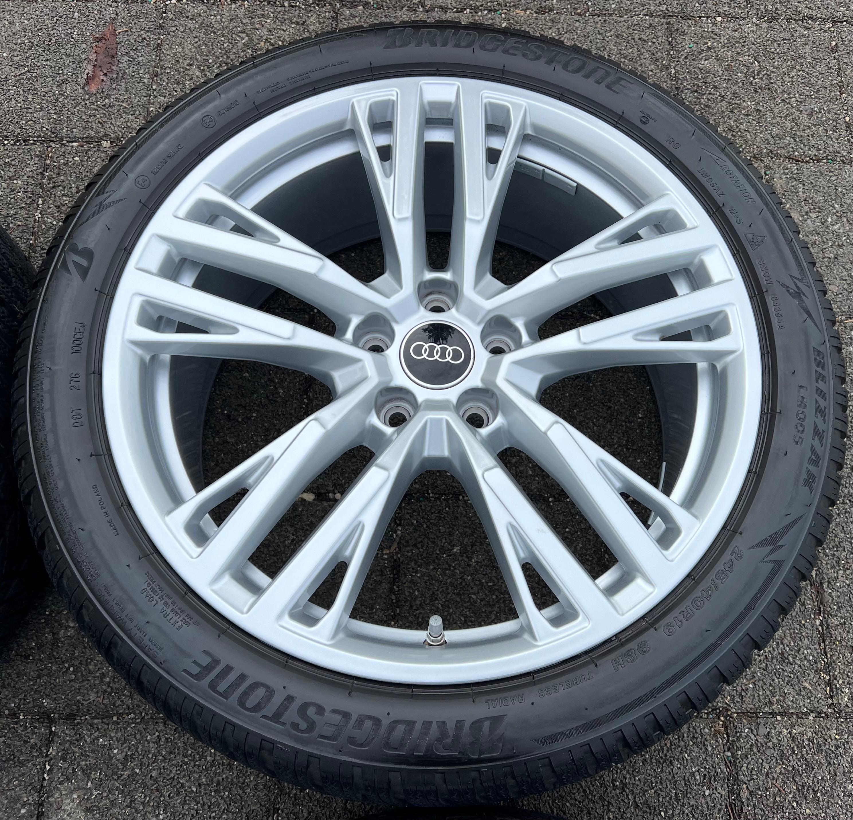 4 ORIGINAL 19" ALU WINTERRÄDER AUDI A5 S5 FU2 B10 8B3601025AS 245/40R19 98H 2024