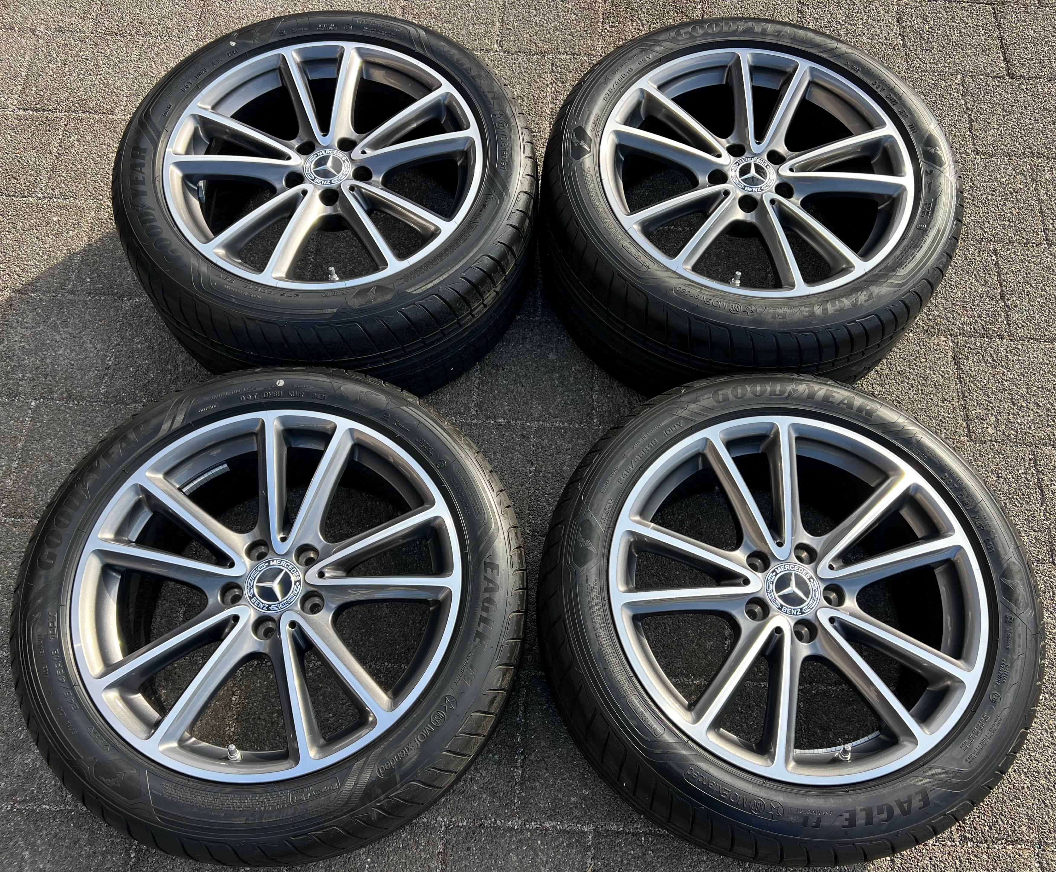 4 ORIGINAL 18" ALU SOMMERRÄDER MERCEDES CLS W257 C257 245/45R18 100V 275/40R18 99Y