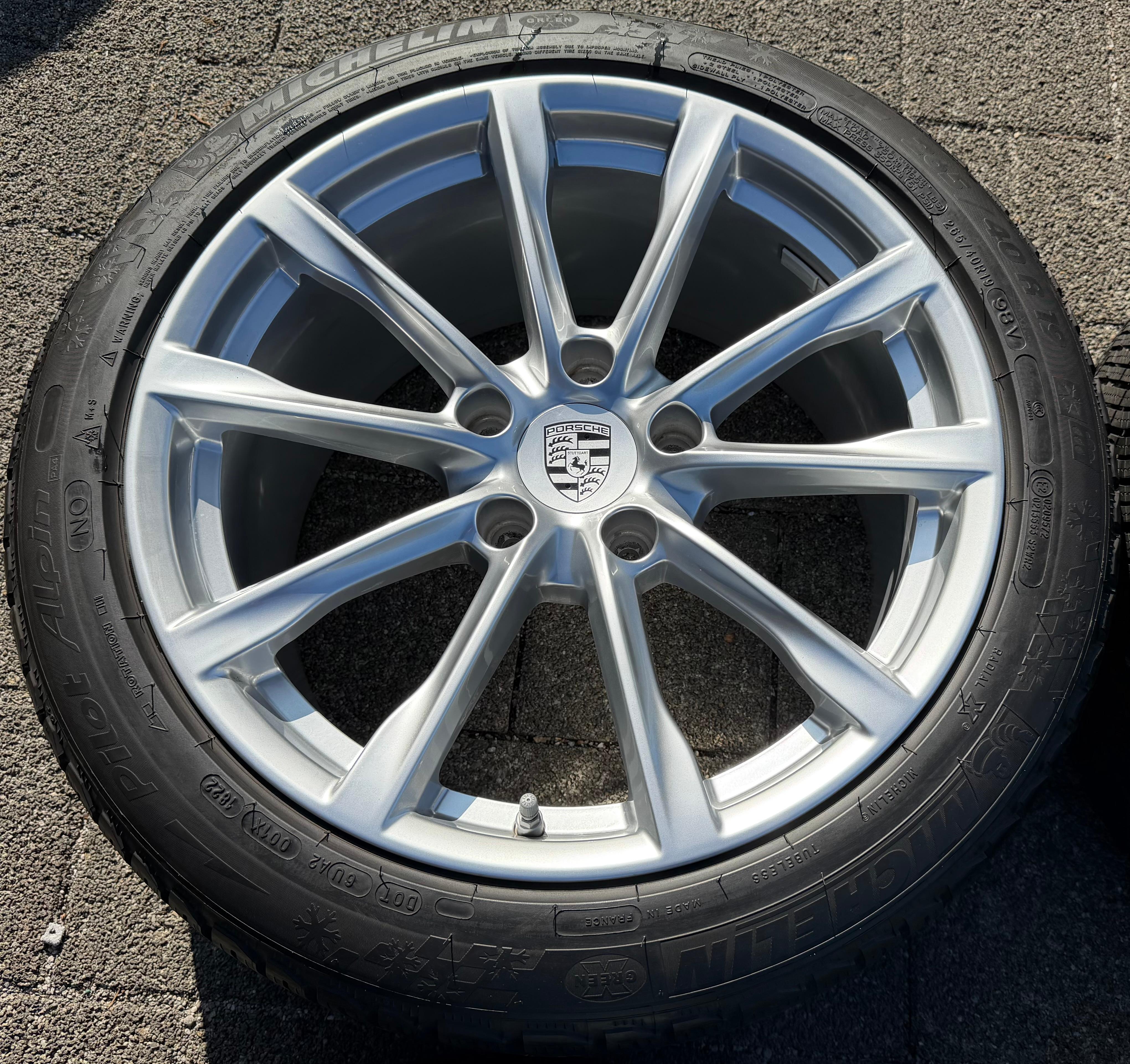 4 originele 19" lichtmetalen winterwielen Porsche Cayman Boxster 718 982 982601025 RDKS 2022