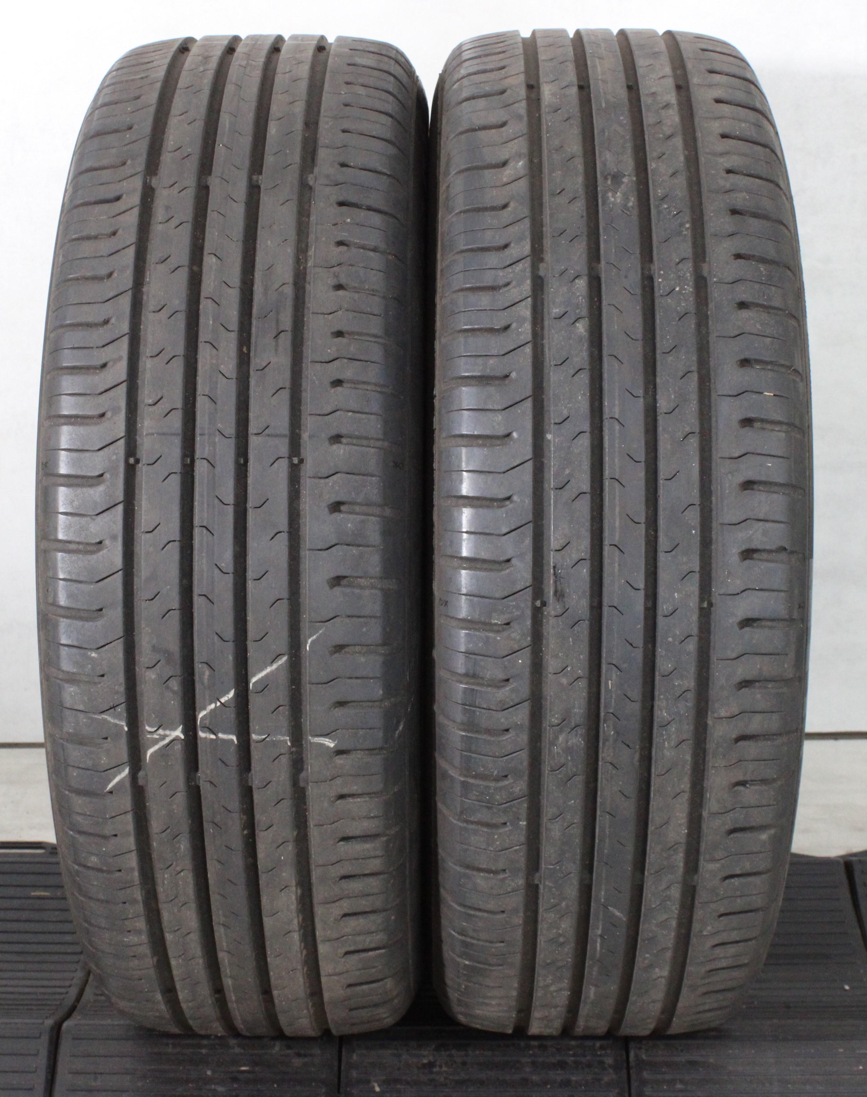 2 x 215/60R17 96H Sommerreifen Continental Eco Contact 5 5,5-6mm 2015