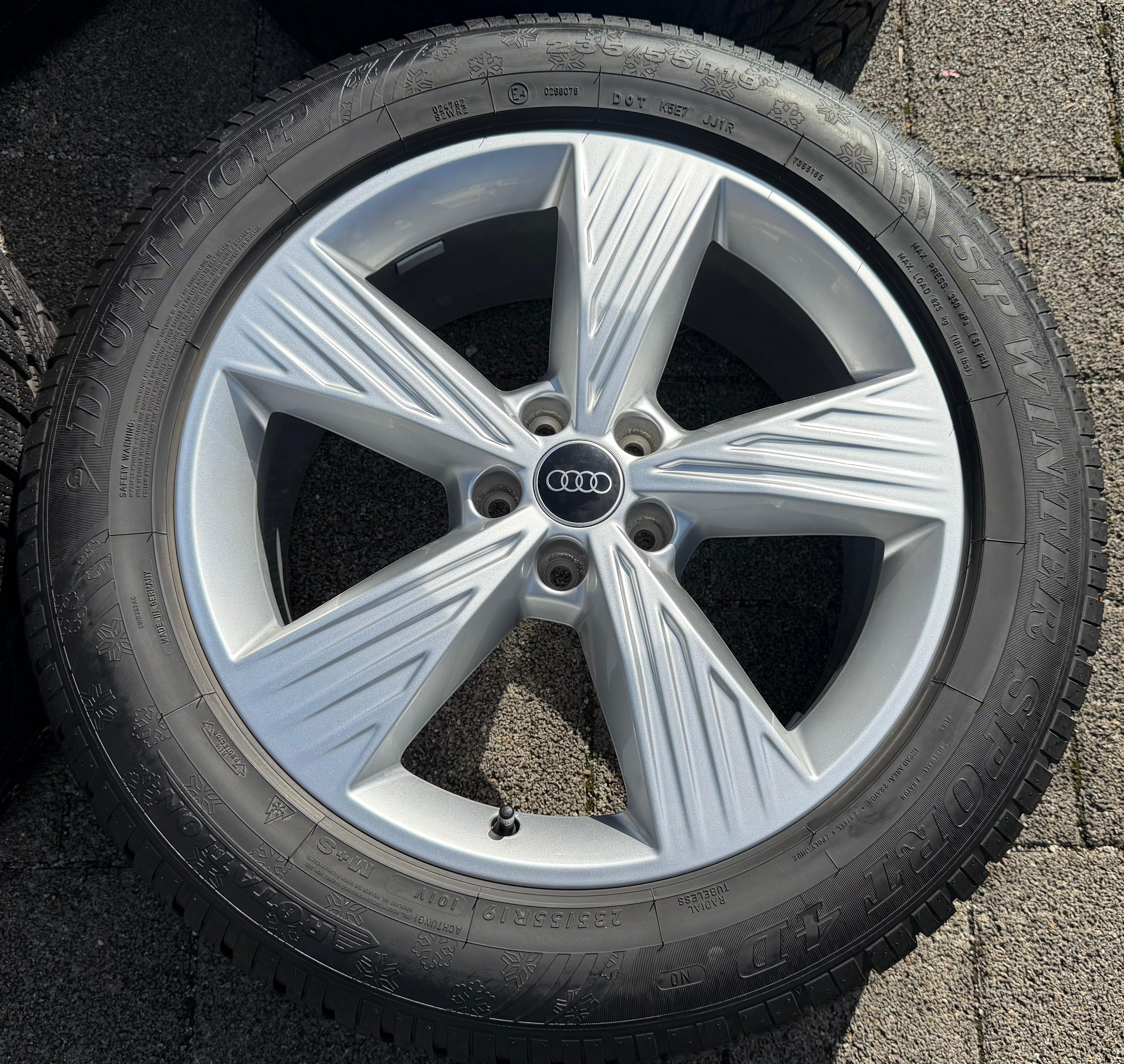 4 Original 19" Alu Winterräder Audi Q4 E-Tron Etron F4B F4N 235/55R19 101V 255/50R19 103V