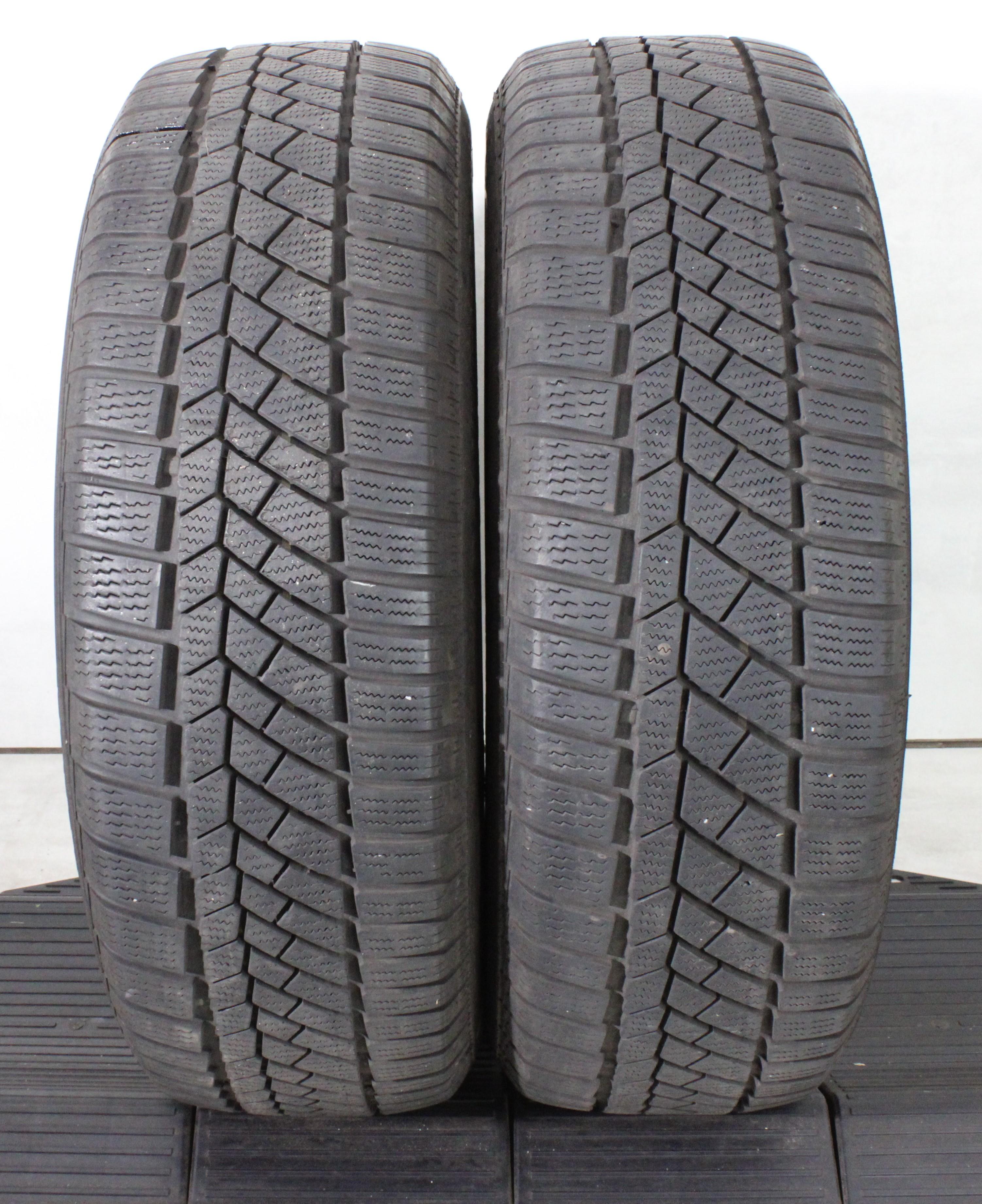 2 x 195/65R16 92H Winterreifen Continental Winter Contact TS830P* 6,5-7mm 2017
